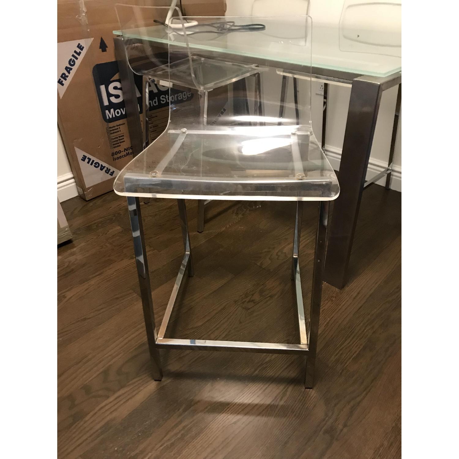 CB2 Vapor Acrylic Bar Stool - image-2