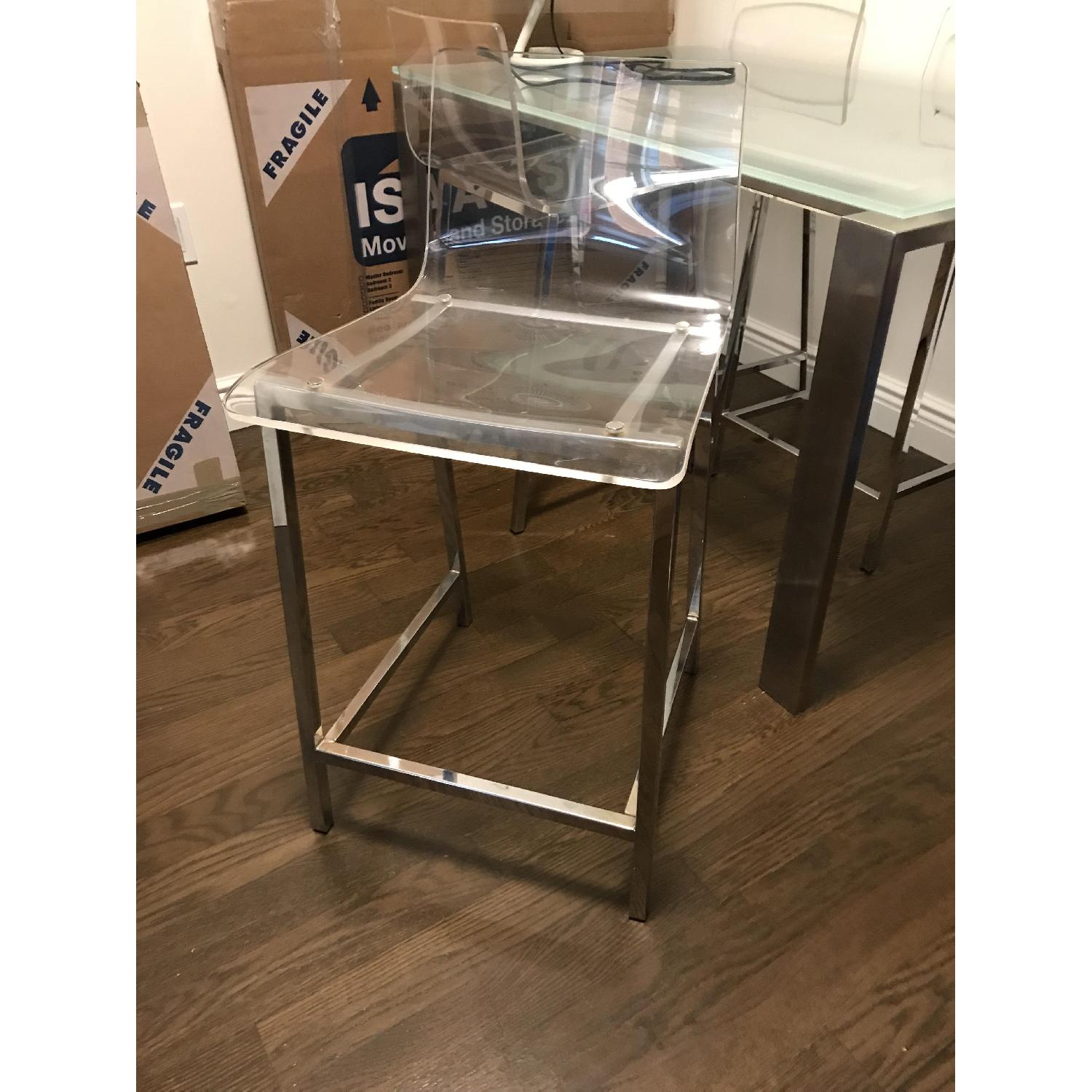 CB2 Vapor Acrylic Bar Stool - image-3