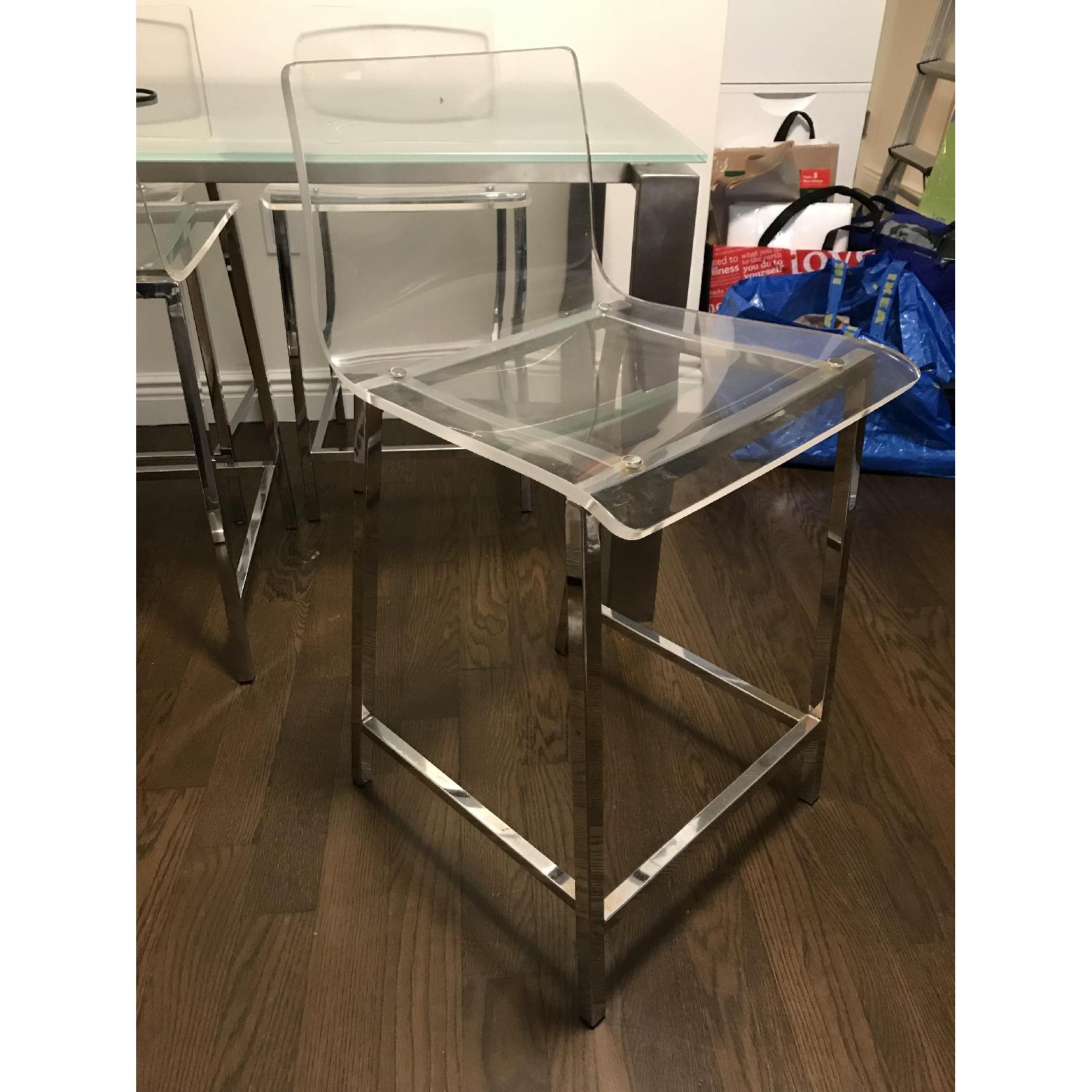 CB2 Vapor Acrylic Bar Stool - image-4