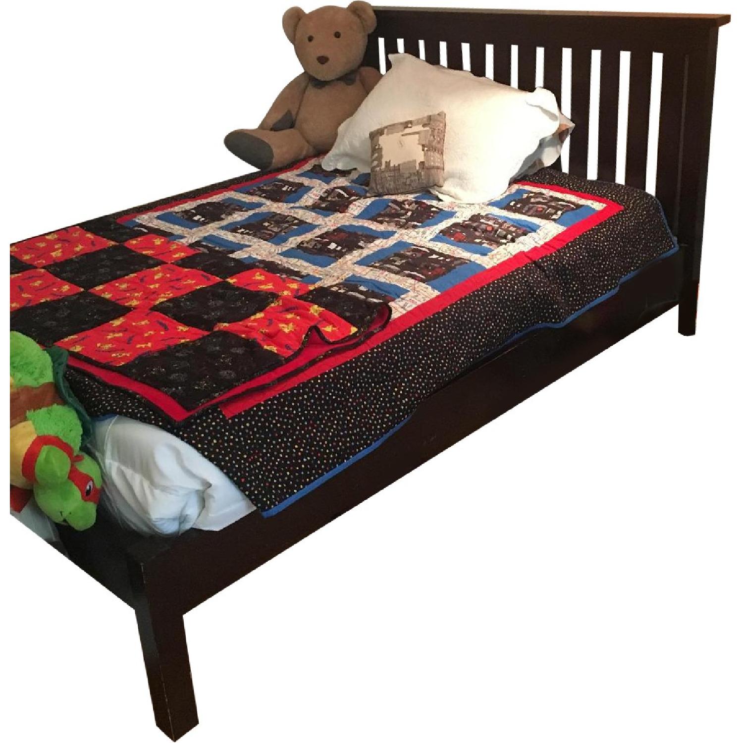 Crate & Barrel Full Size Bed Frame - image-0
