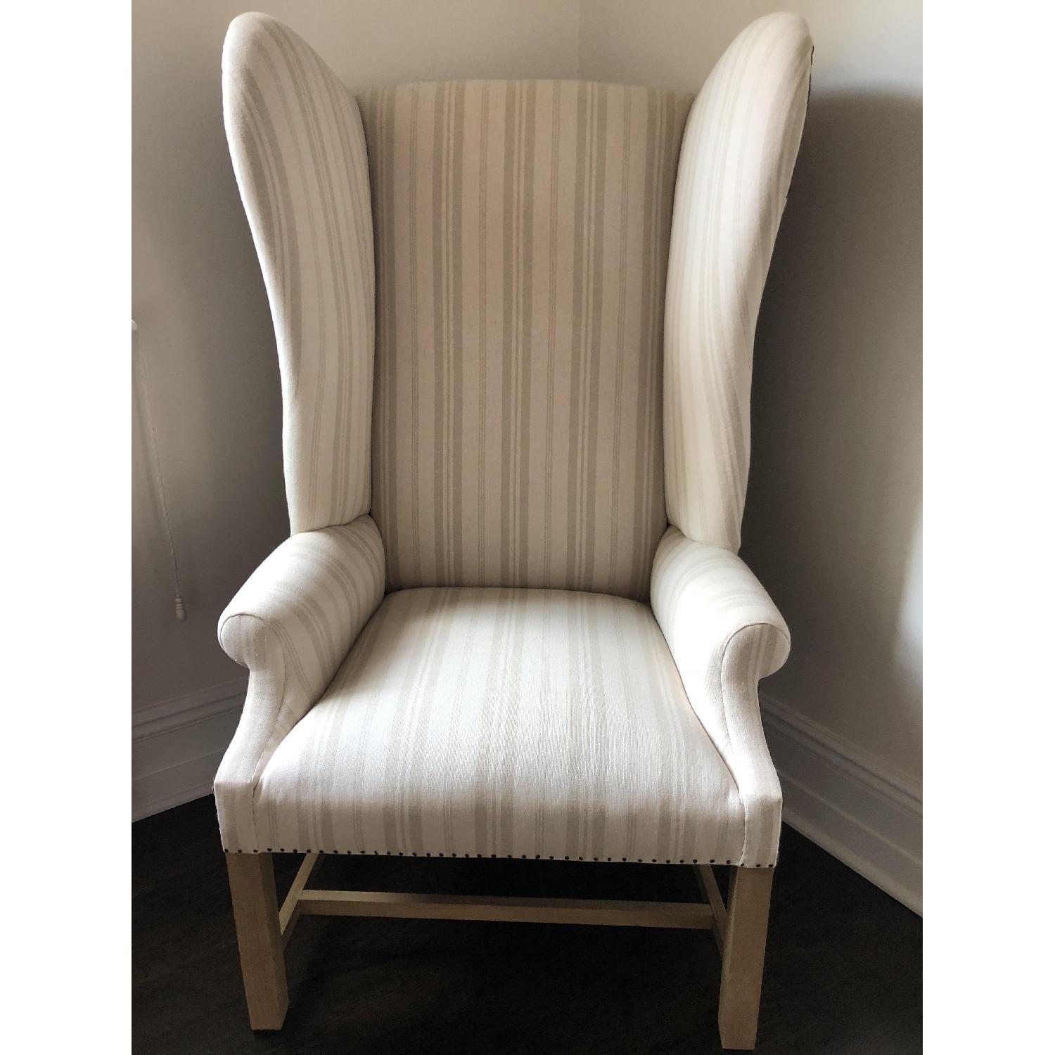 Restoration Hardware French Wingback Chair - image-1