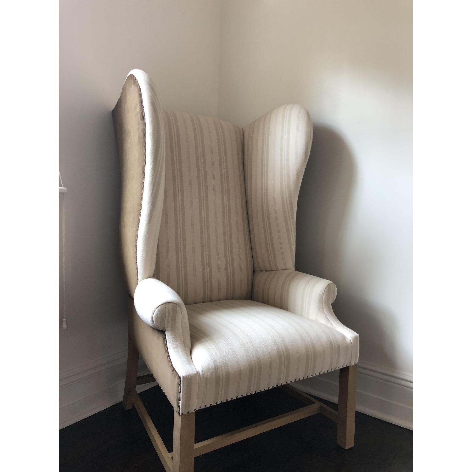 Restoration Hardware French Wingback Chair AptDeco