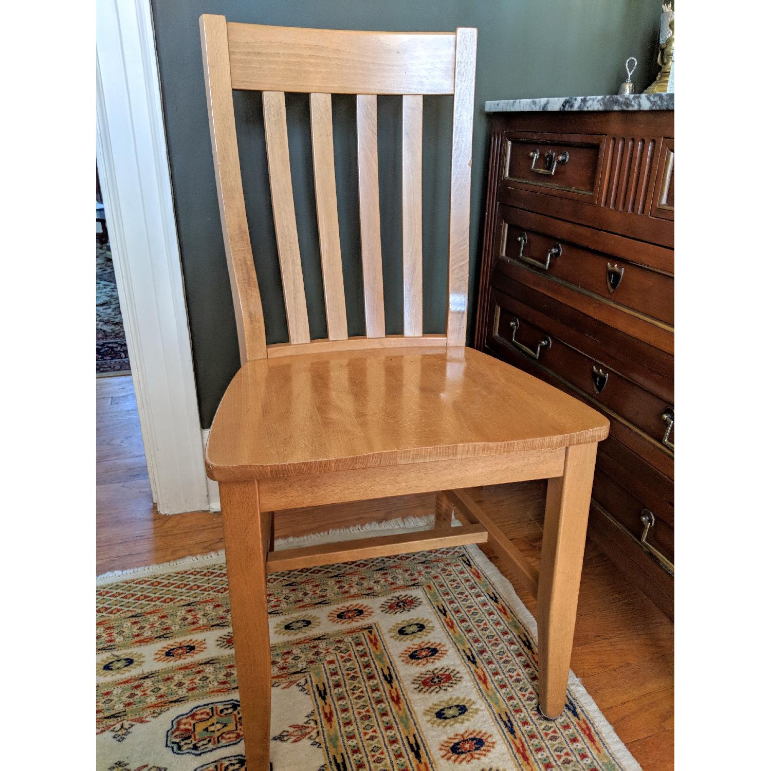 Pottery Barn Stainless Steel Table w/ 6 Chairs - image-2
