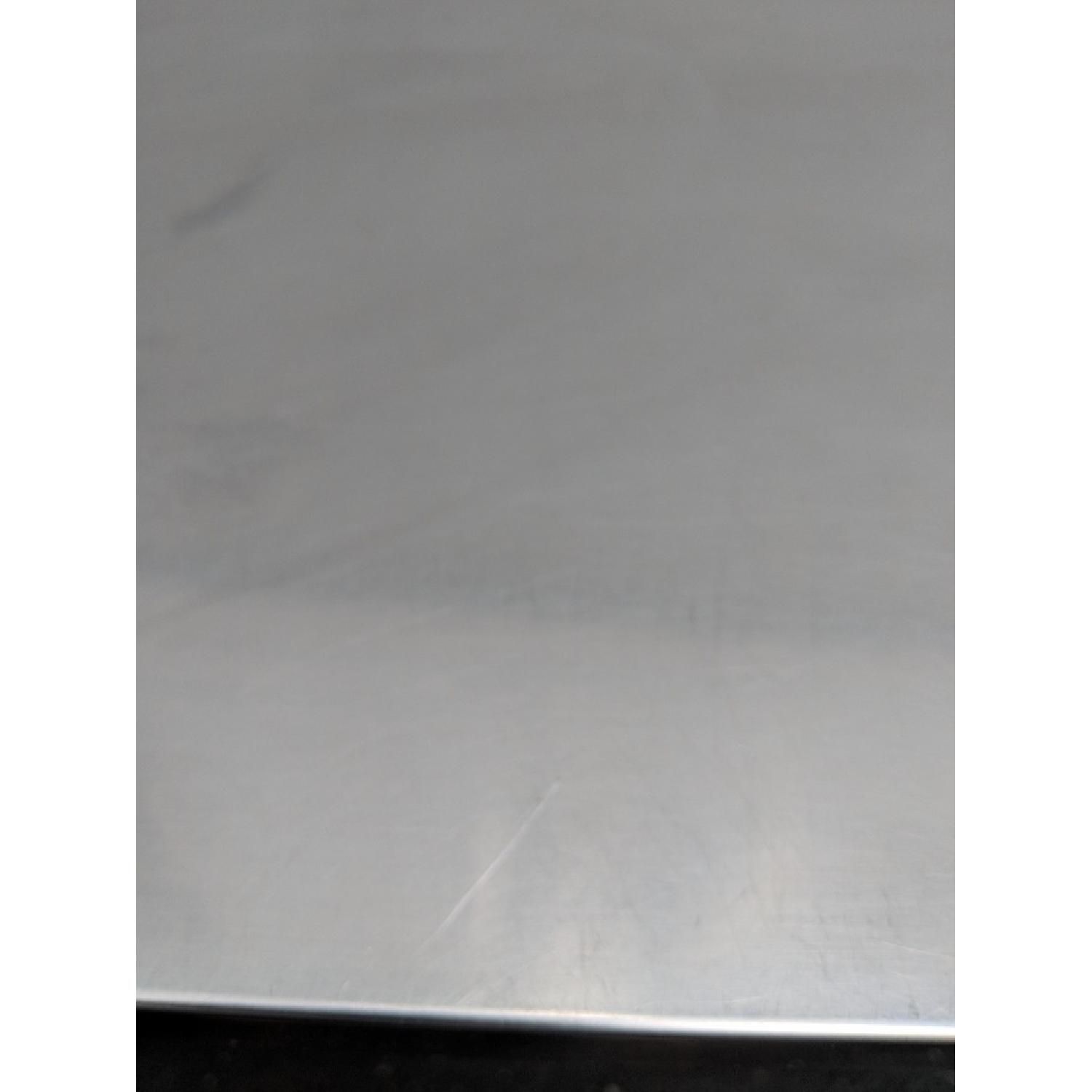 Pottery Barn Stainless Steel Table w/ 6 Chairs - image-9