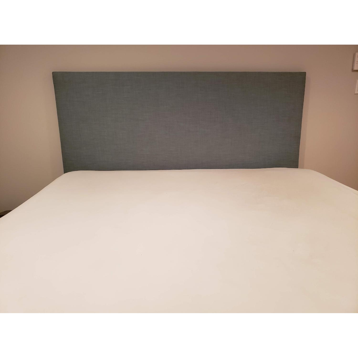 West Elm Tall Simple Upholstered Headboard - image-1