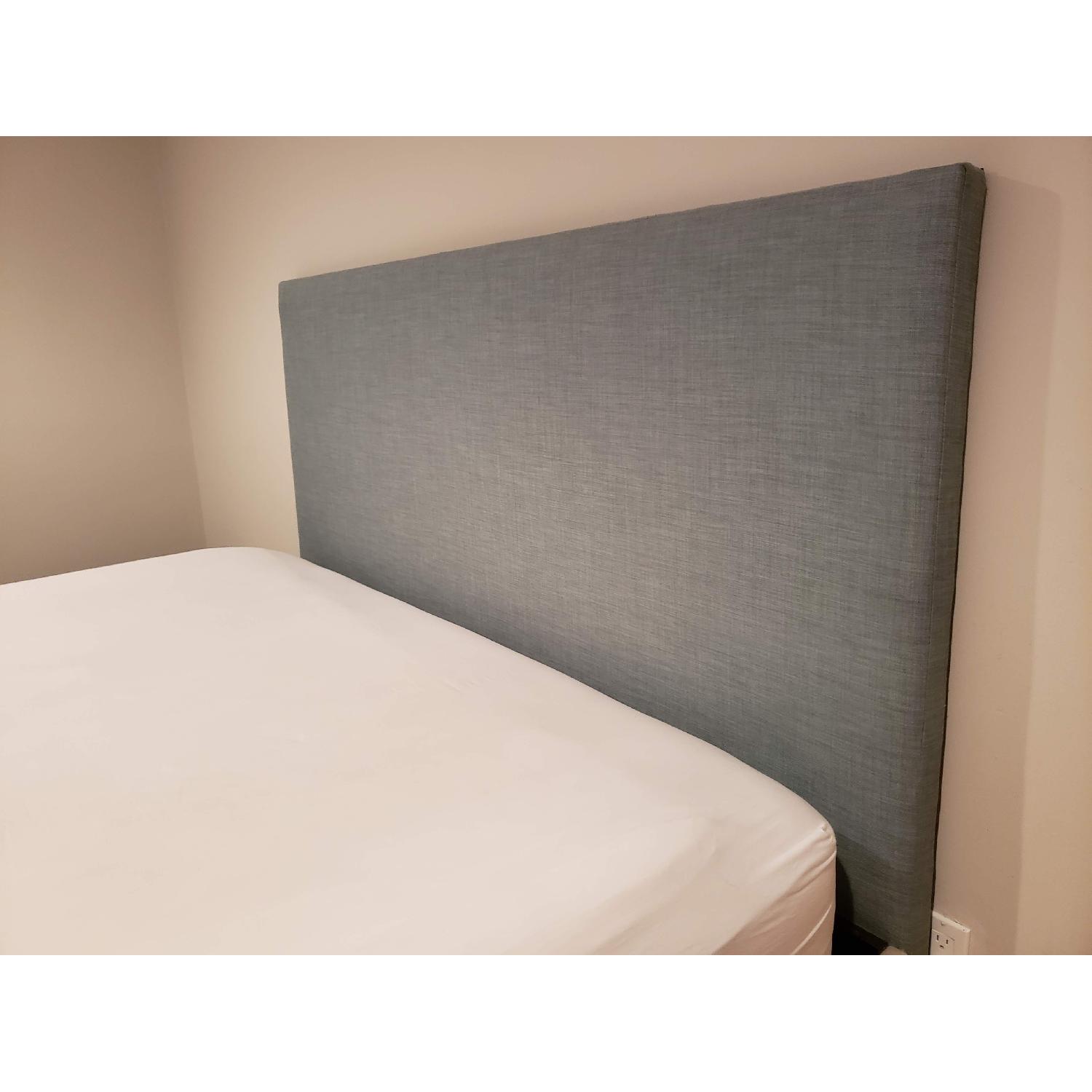 West Elm Tall Simple Upholstered Headboard - image-2