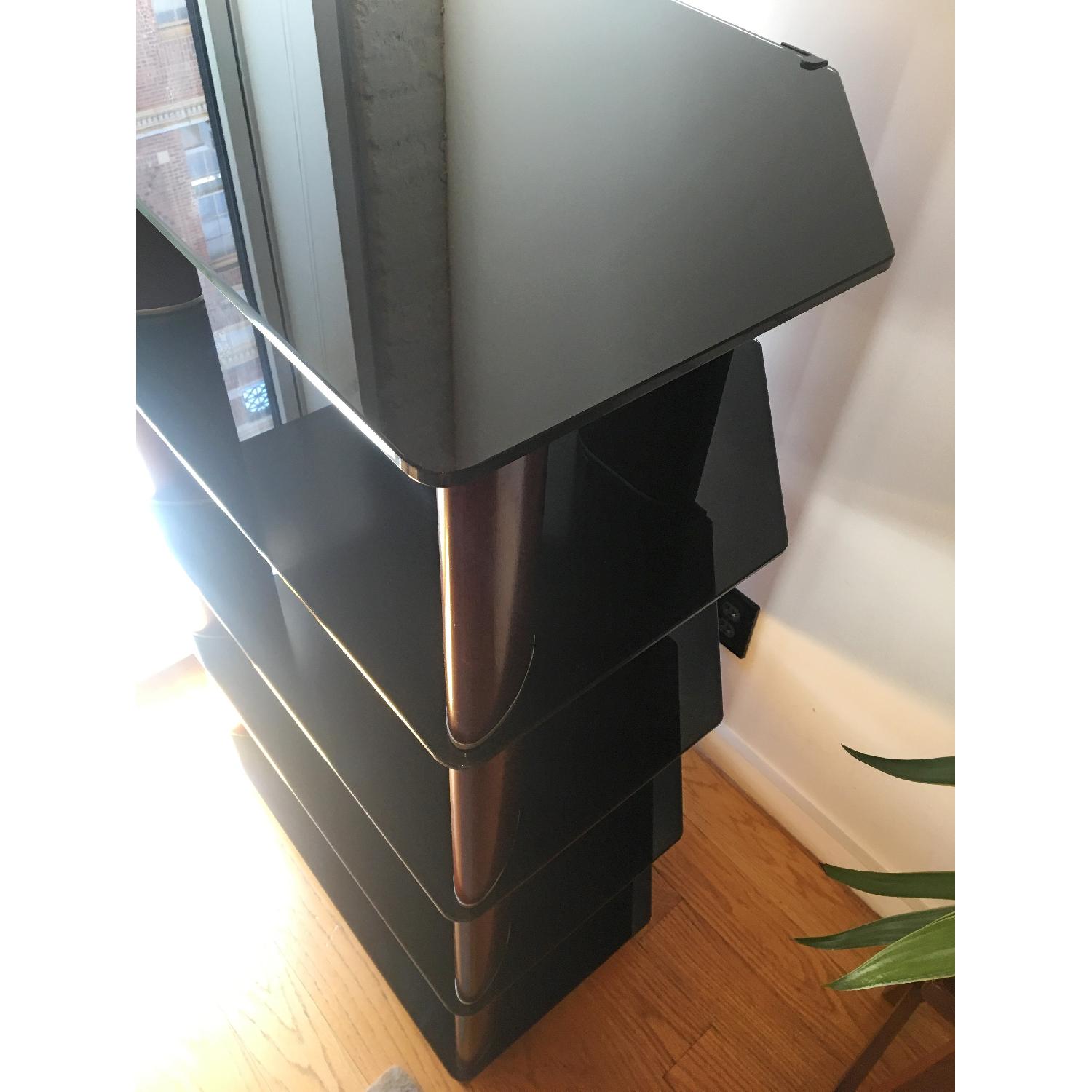 High End Audio Rack w/ Glass Shelves - image-4
