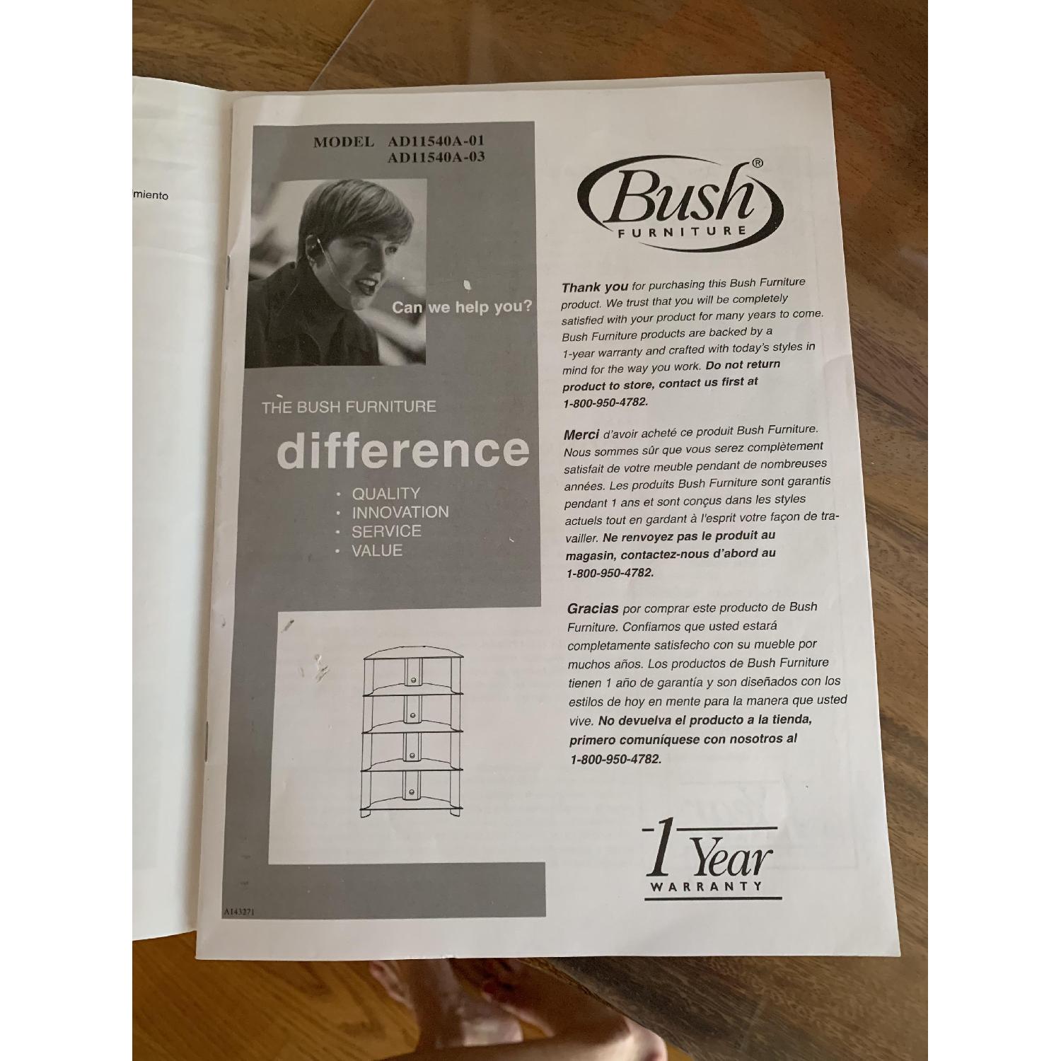 High End Audio Rack w/ Glass Shelves - image-5