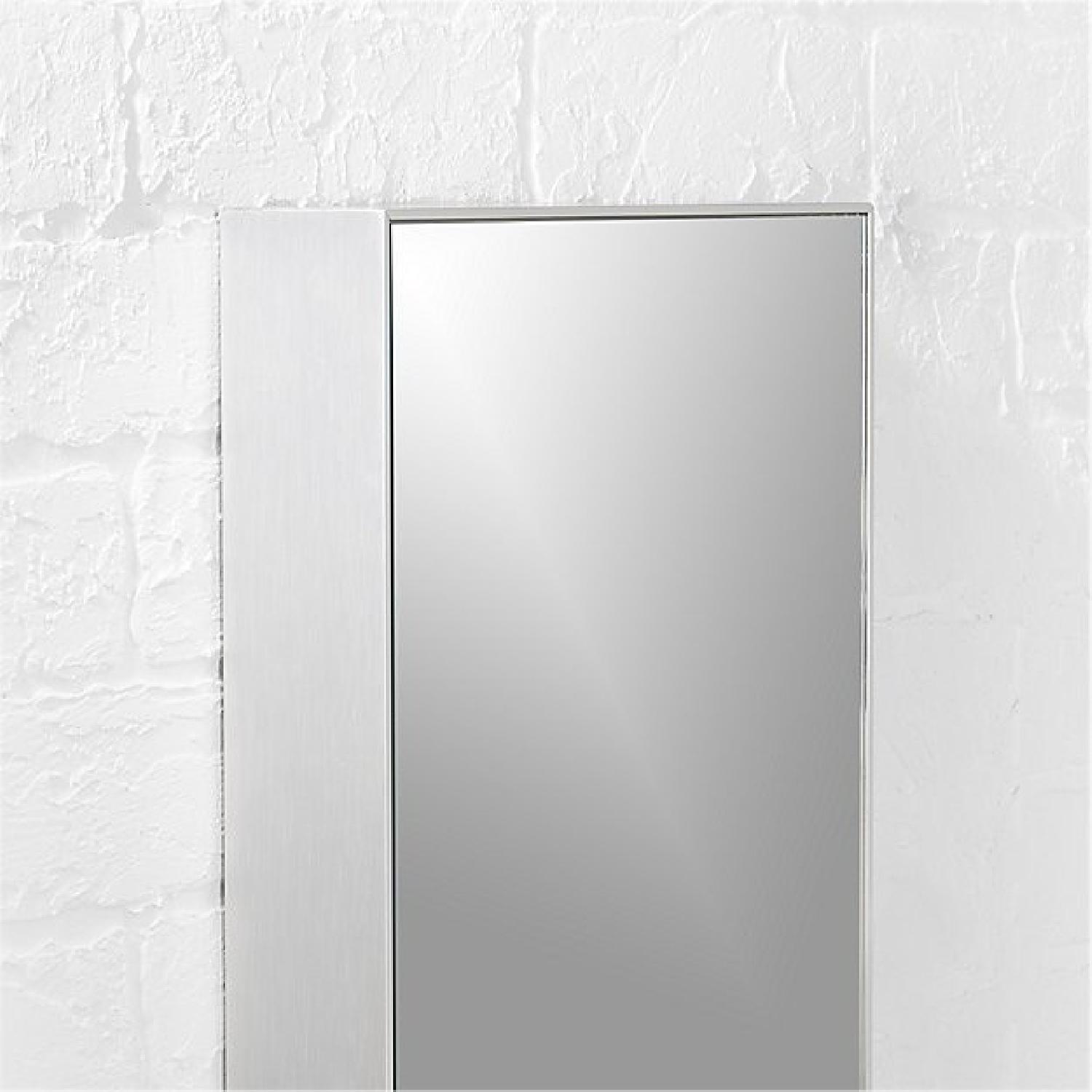 CB2 Infinity Narrow Silver Mirror - image-3