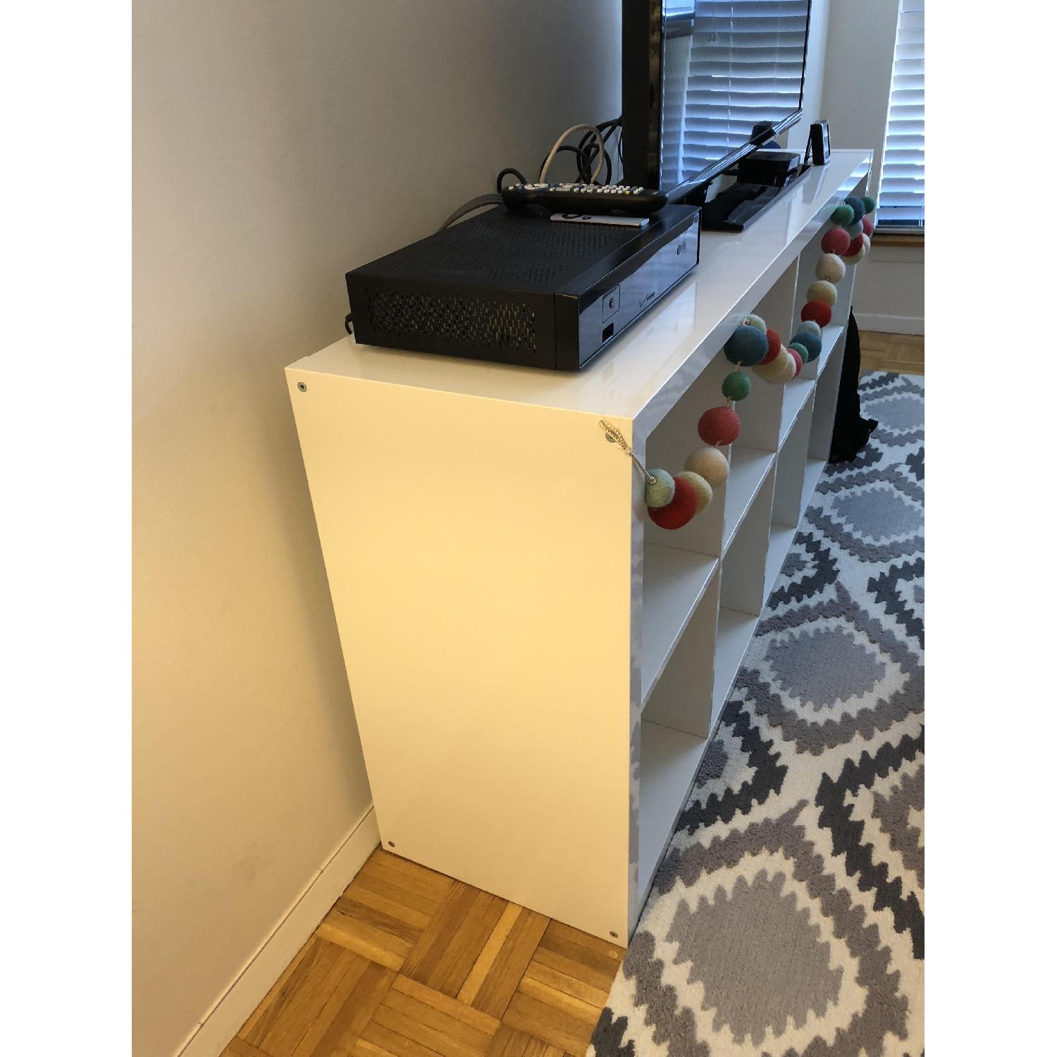 Ikea Kallax Shelving Unit in White - AptDeco