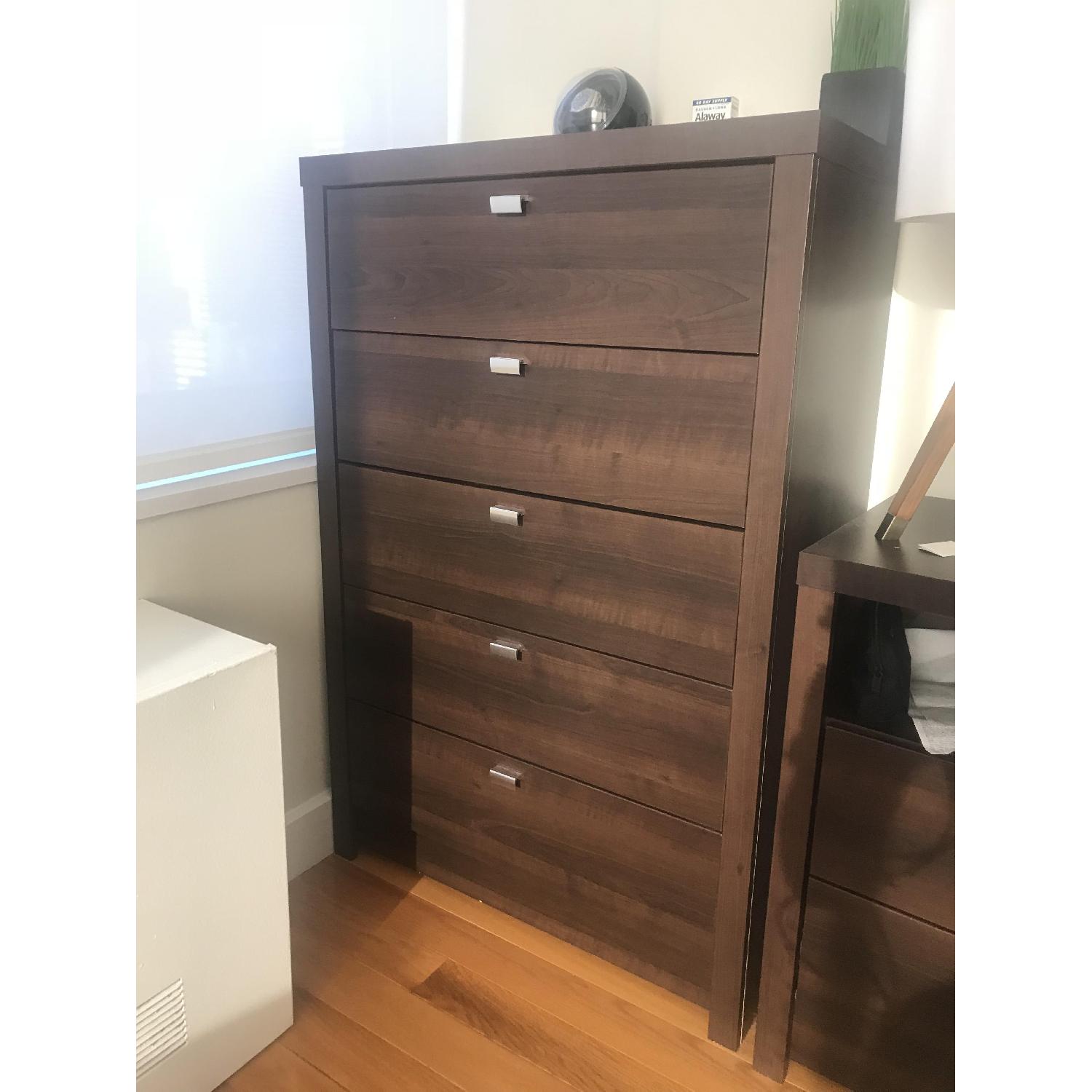 Prepac Series 9 5-Drawer Chest in Espresso - image-1