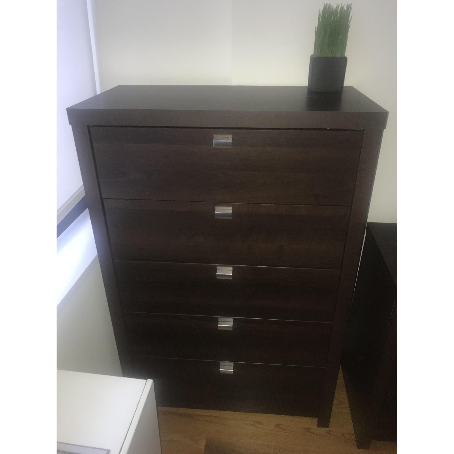 Prepac Series 9 5-Drawer Chest in Espresso - image-2