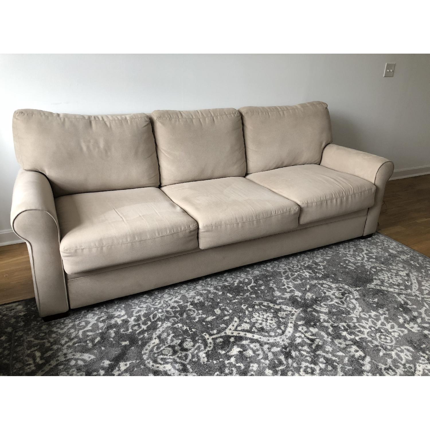 American Leather Gaines Microfiber Sleeper Sofa - image-1