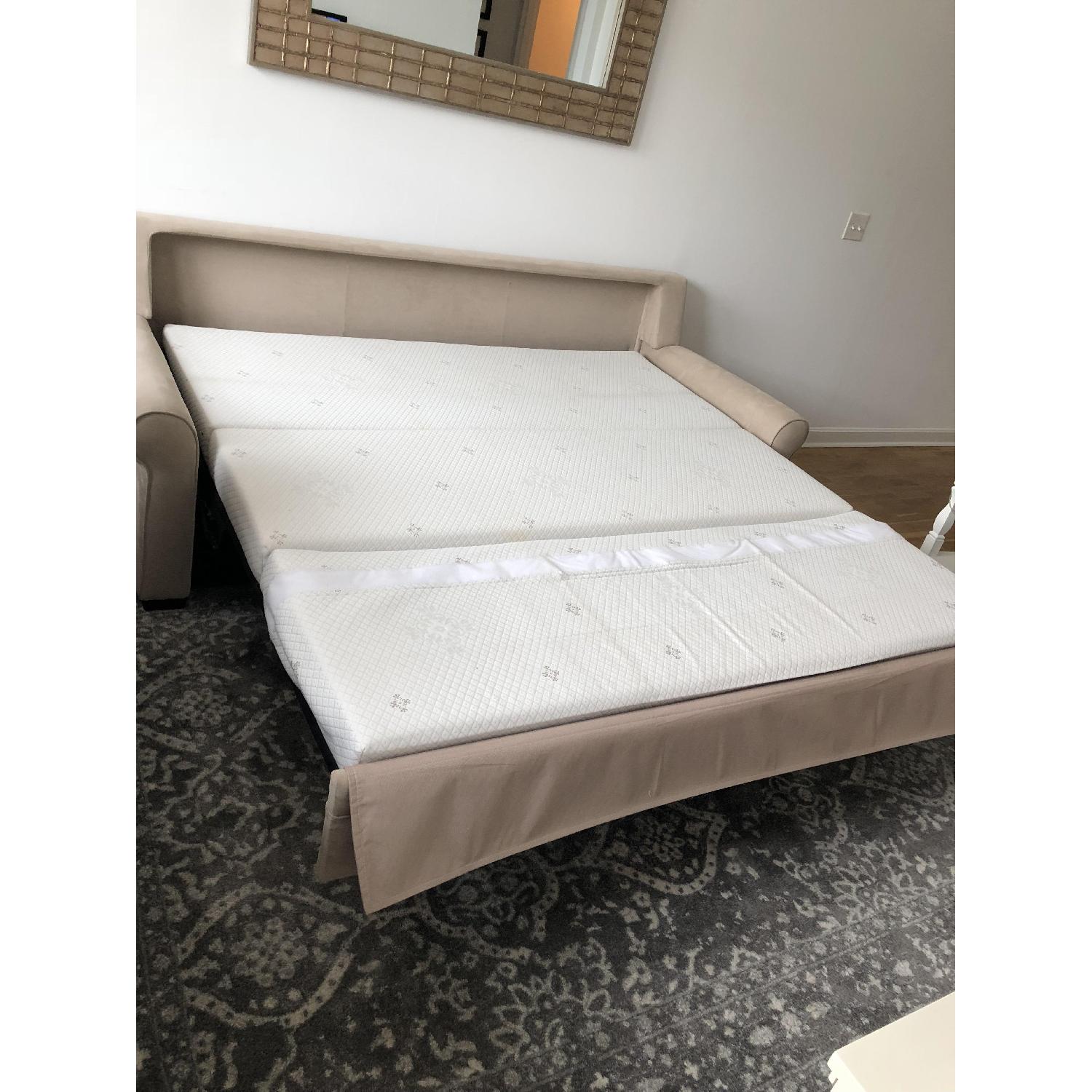 American Leather Gaines Microfiber Sleeper Sofa - image-2