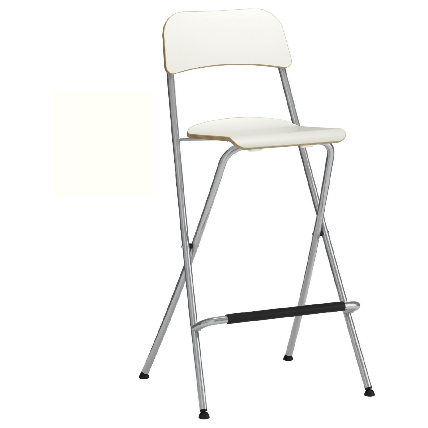 Ikea Franklin White Bar Stools AptDeco