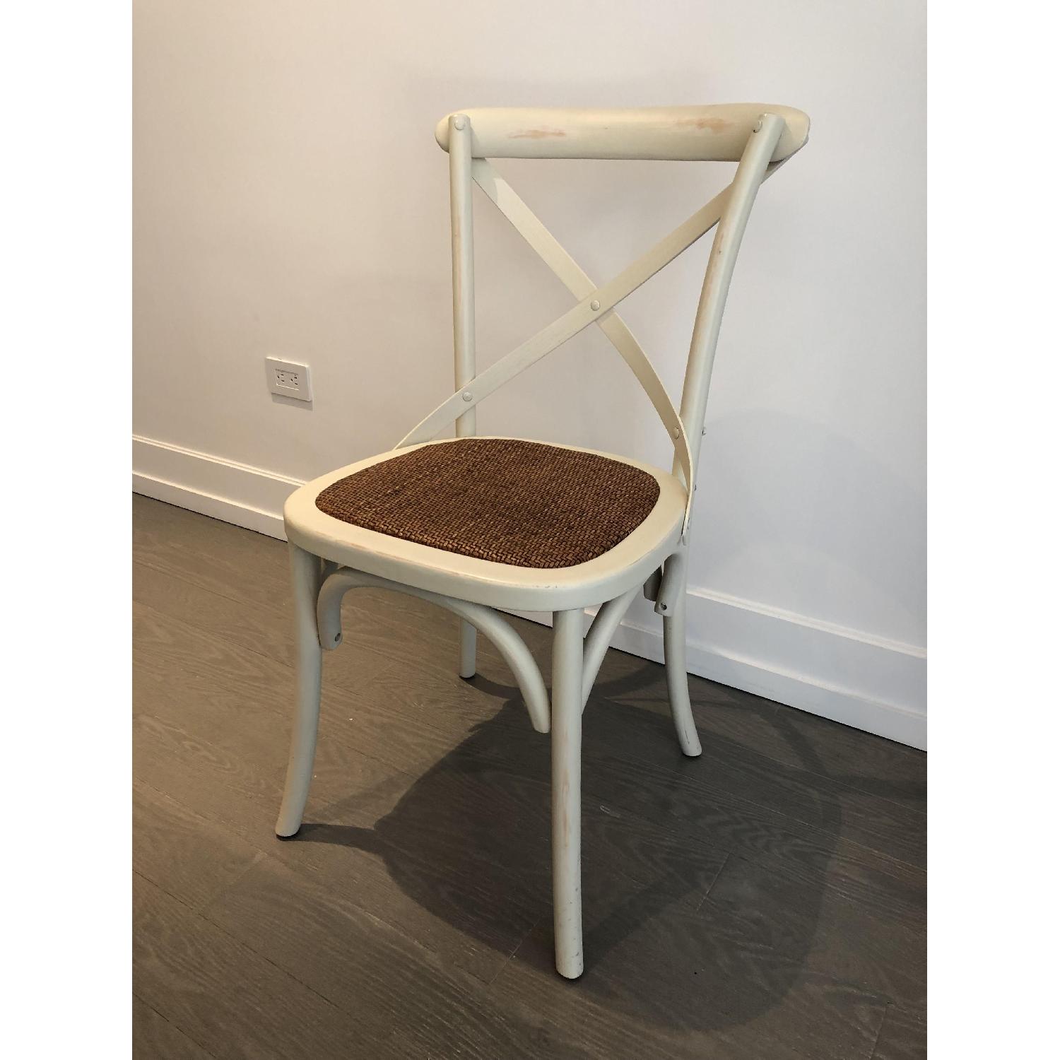 Restoration Hardware Madeleine Rattan Side Chairs - image-1