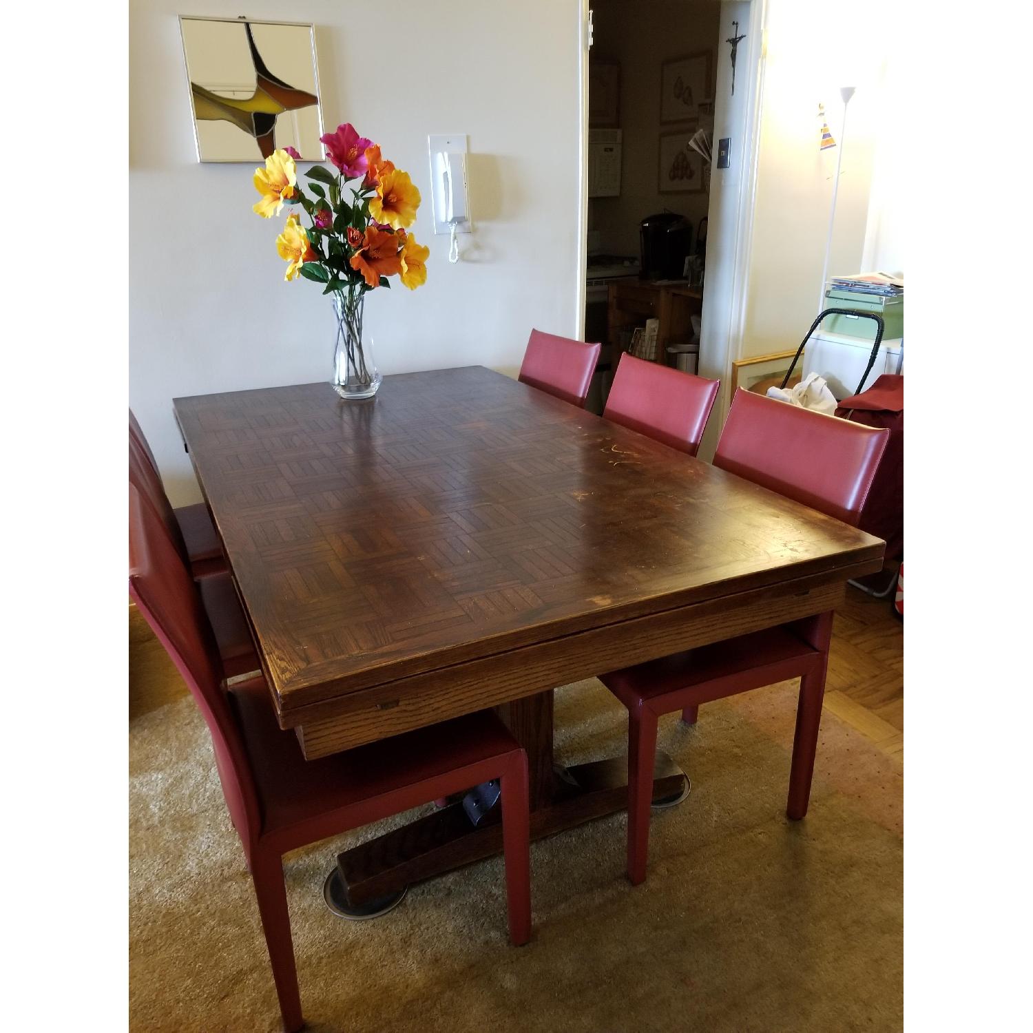 Solid Wood Extension Dining Table - image-1