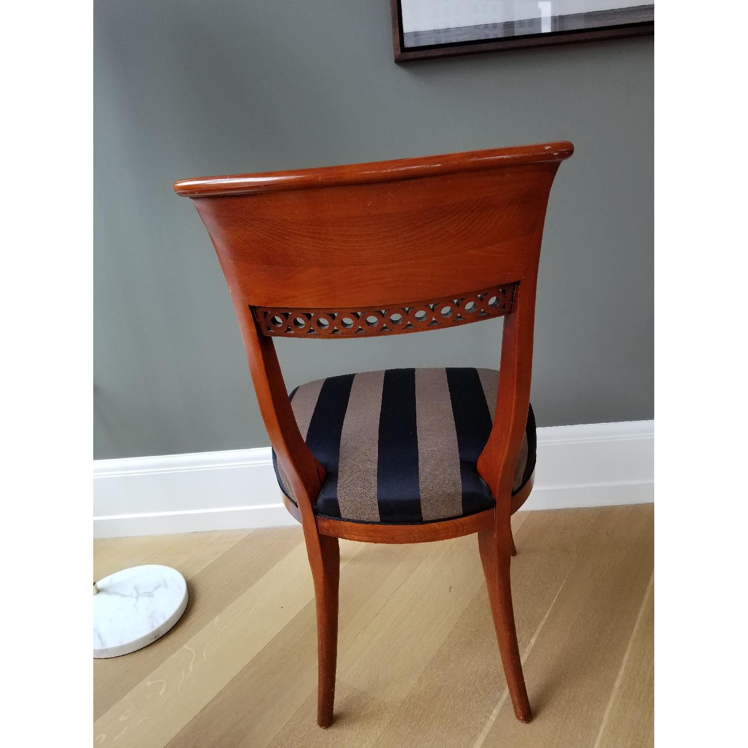 Antique Wood Dining Table w/ 8 Chairs - AptDeco