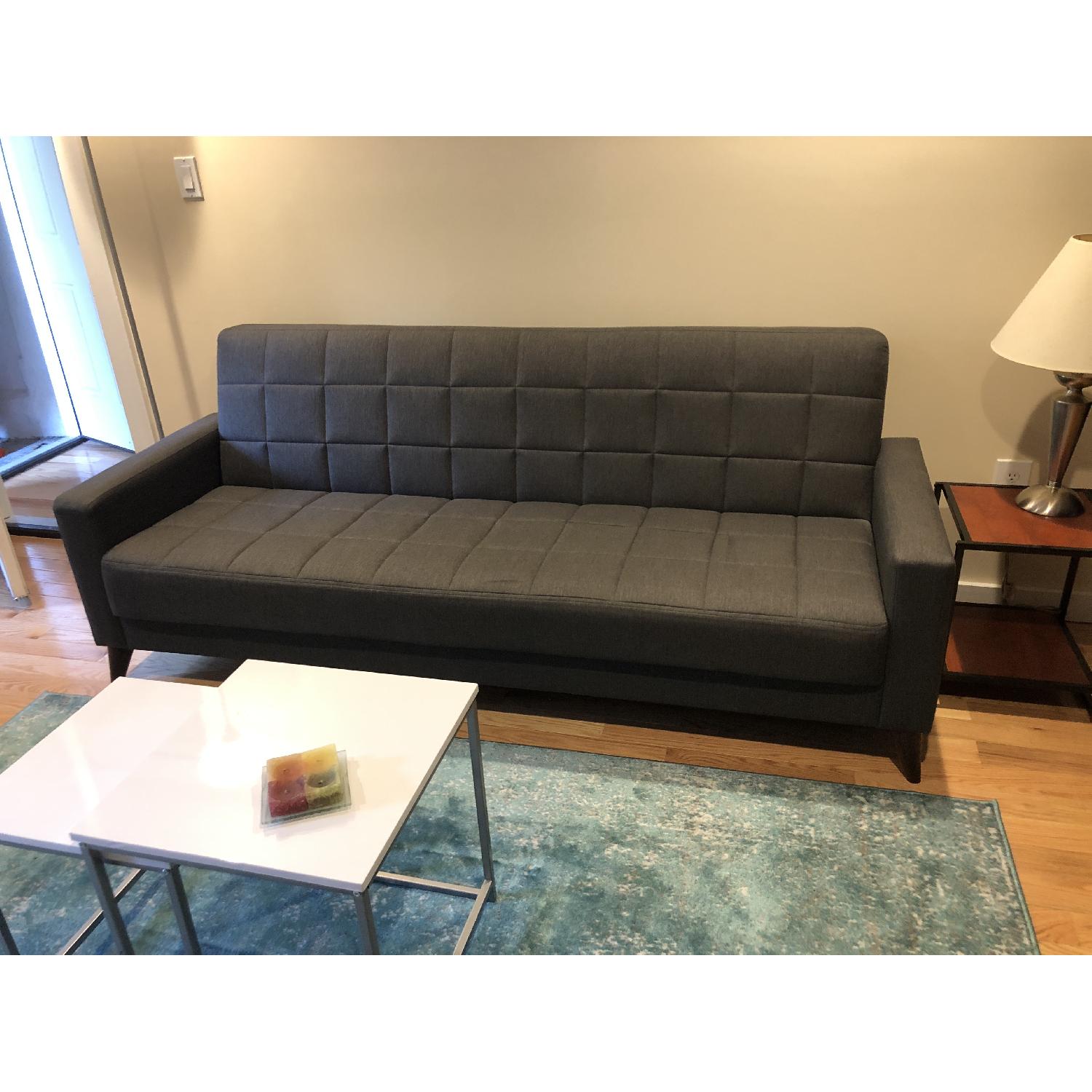 Istikbal Luca Diego Dark Gray Sleeper Sofa/Futon - image-1