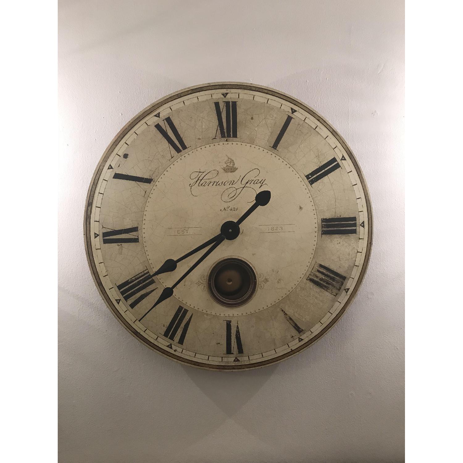 Uttermost Harrison Grey Wall Clock - image-1