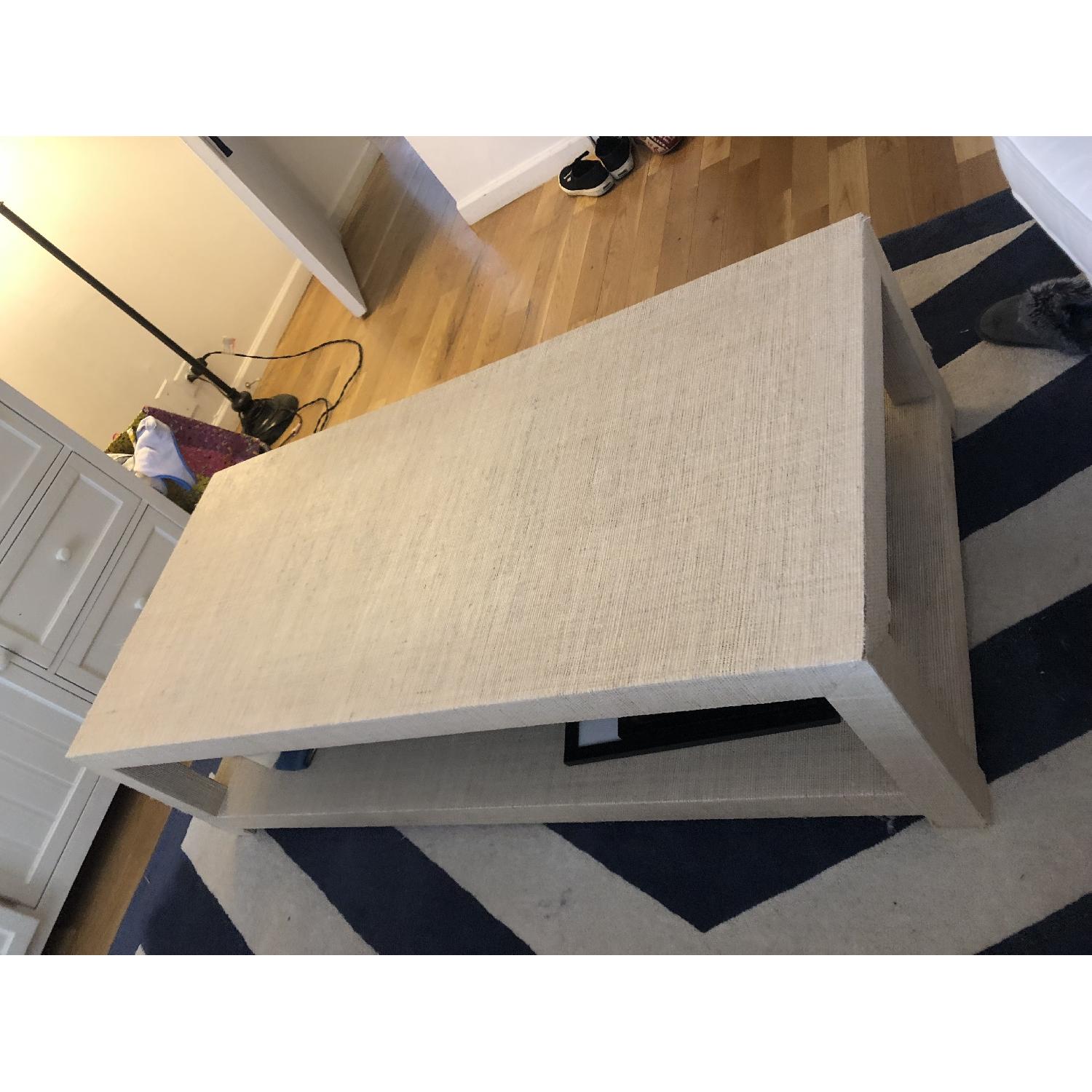 Serena & Lily Blake Raffia Rectangular Coffee Table - image-4