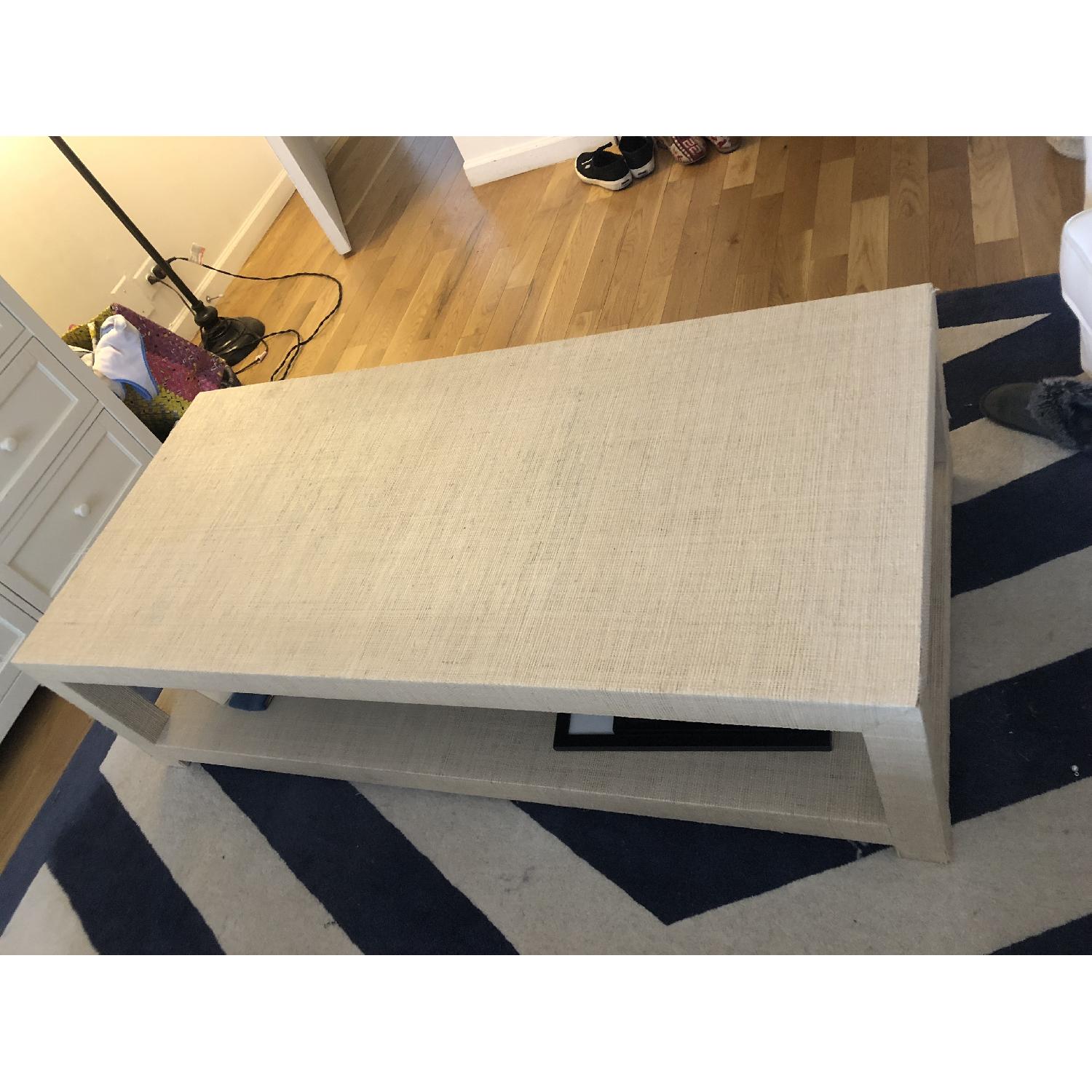Serena & Lily Blake Raffia Rectangular Coffee Table - image-6