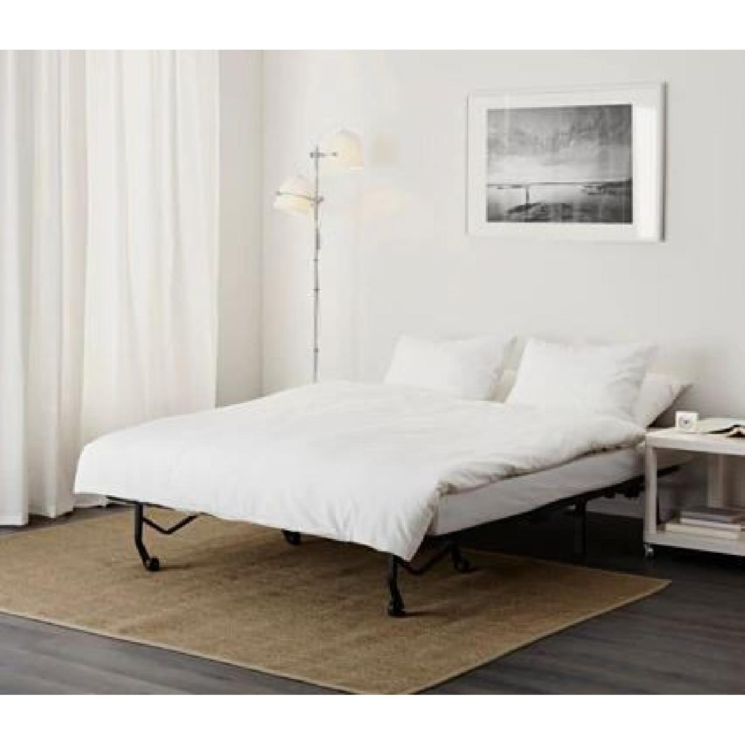 Ikea Lycksele Lovas Sleeper Sofa in Gold - image-2