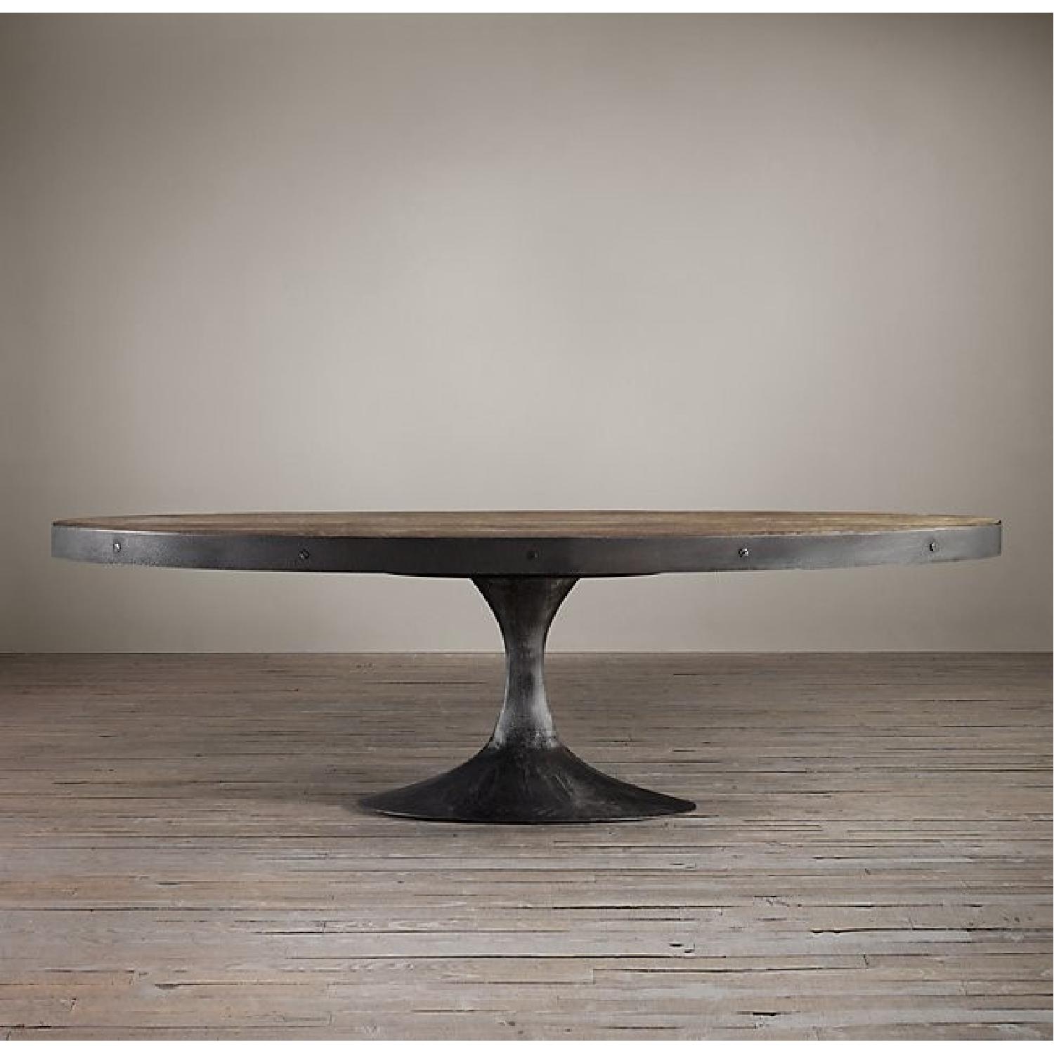 Restoration Hardware Aero Oval Coffee Table AptDeco