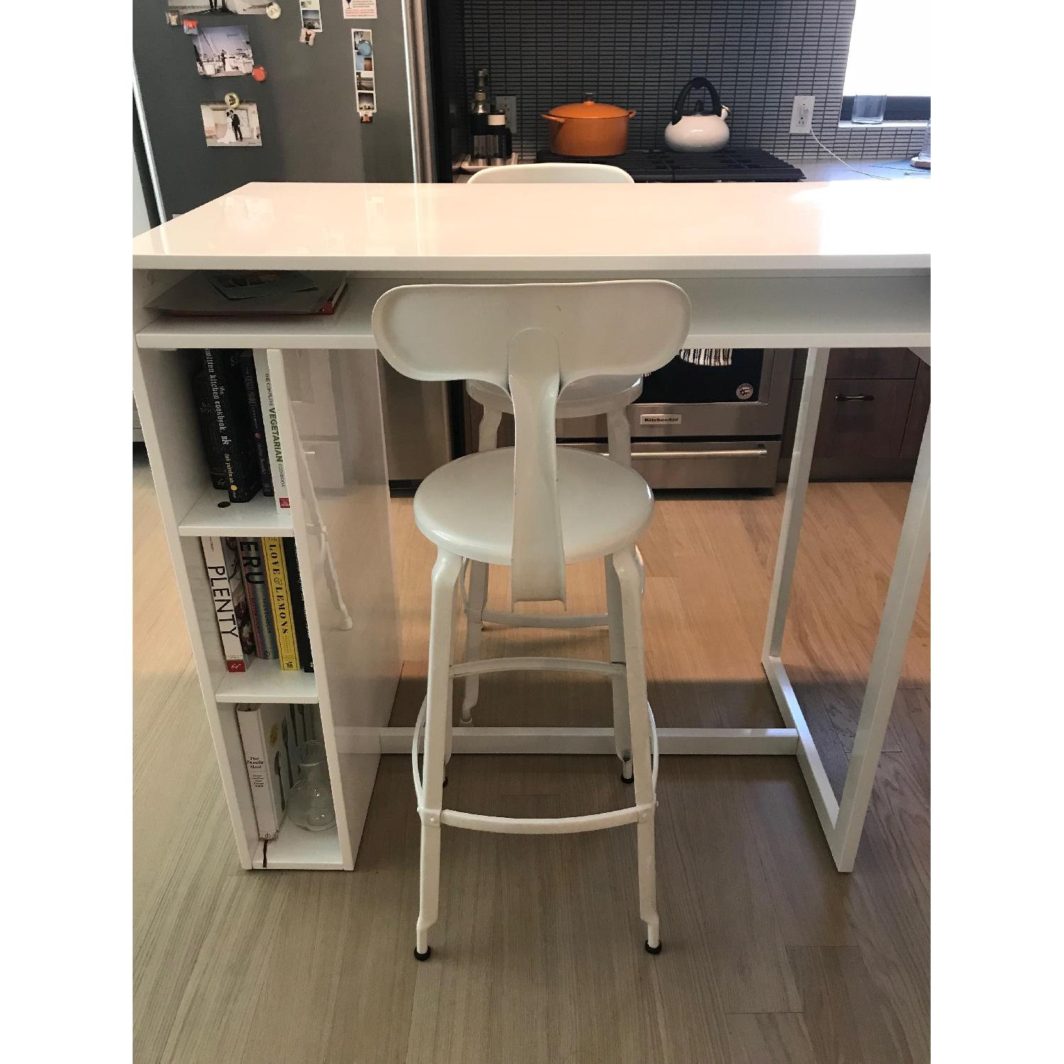 Restoration Hardware French T-Back Bar Stool - image-1