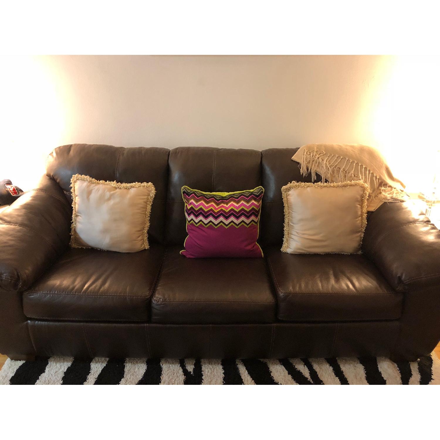 Ashley San Lucas Harness Queen Sleeper Sofa - image-1