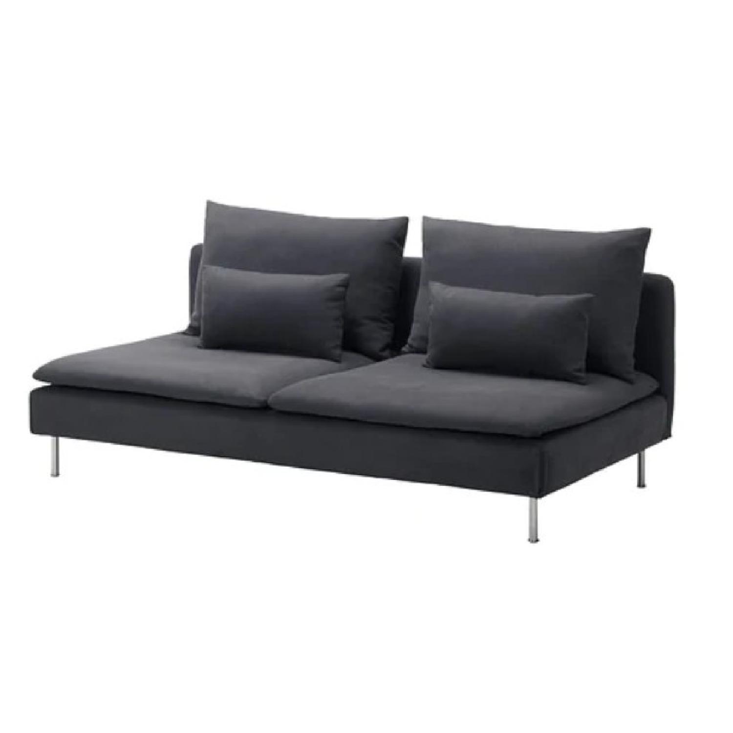 Ikea Soderhamn Dark Grey Sectional Sofa - image-0