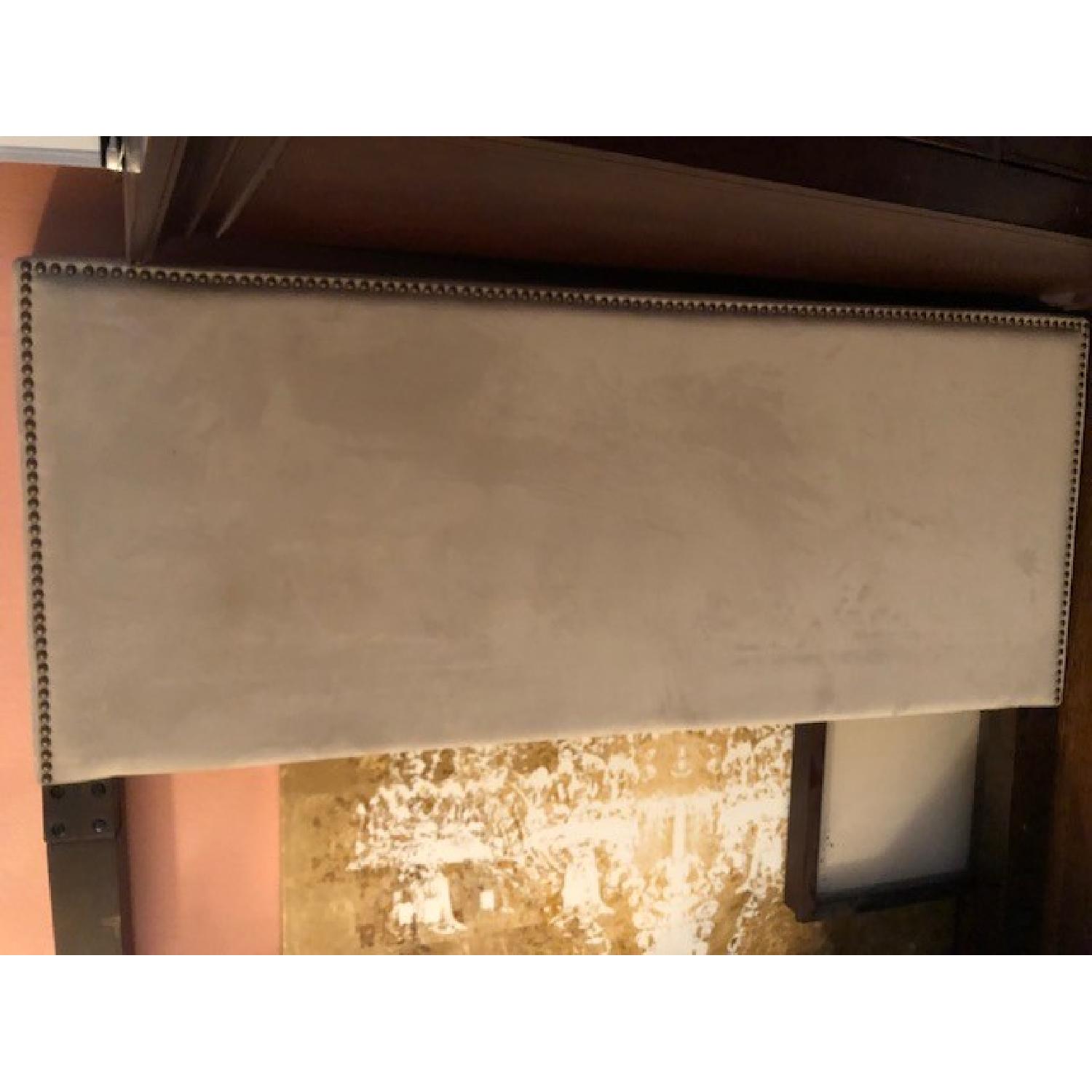 Pottery Barn Fillmore Square Upholstered Headboard - image-2