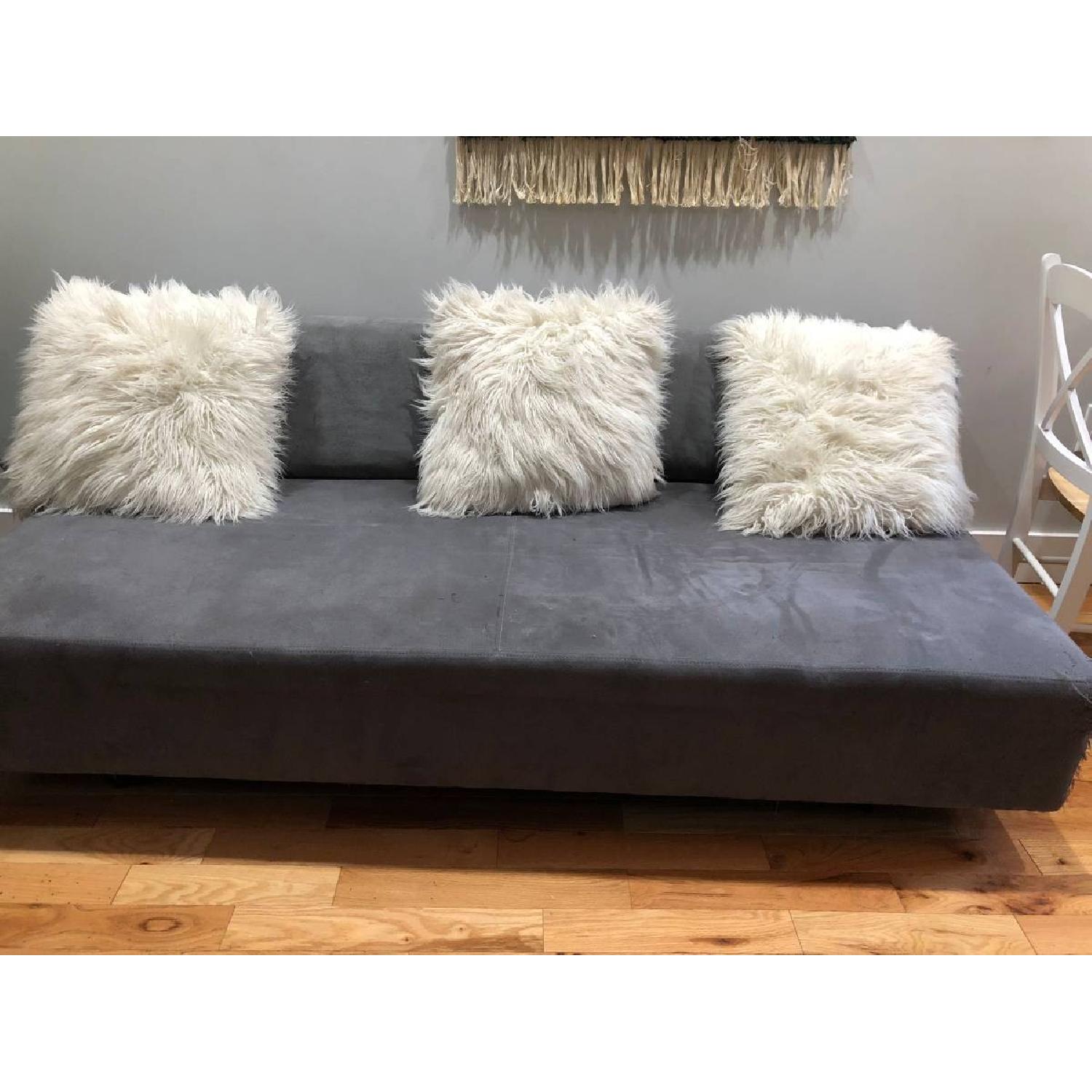 West Elm Tillary Twin Sleeper Sofa in Gray - image-1