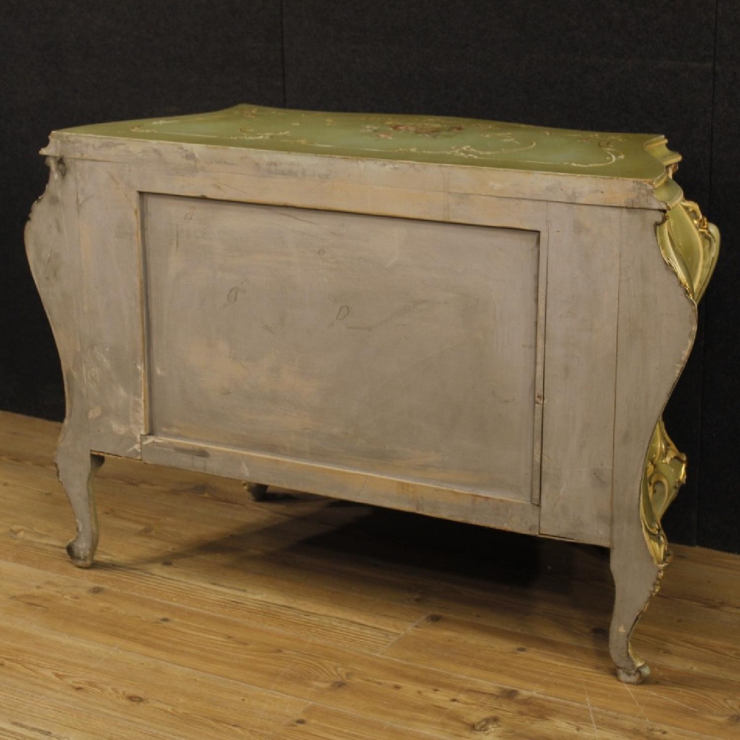 Venetian Dresser in Lacquered & Painted Wood - image-11