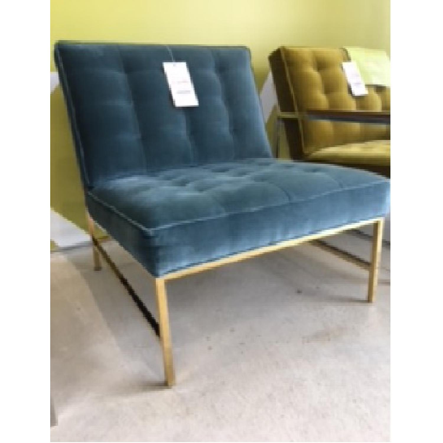 Mitchell Gold + Bob Williams Major Polished Brass Chair - image-1