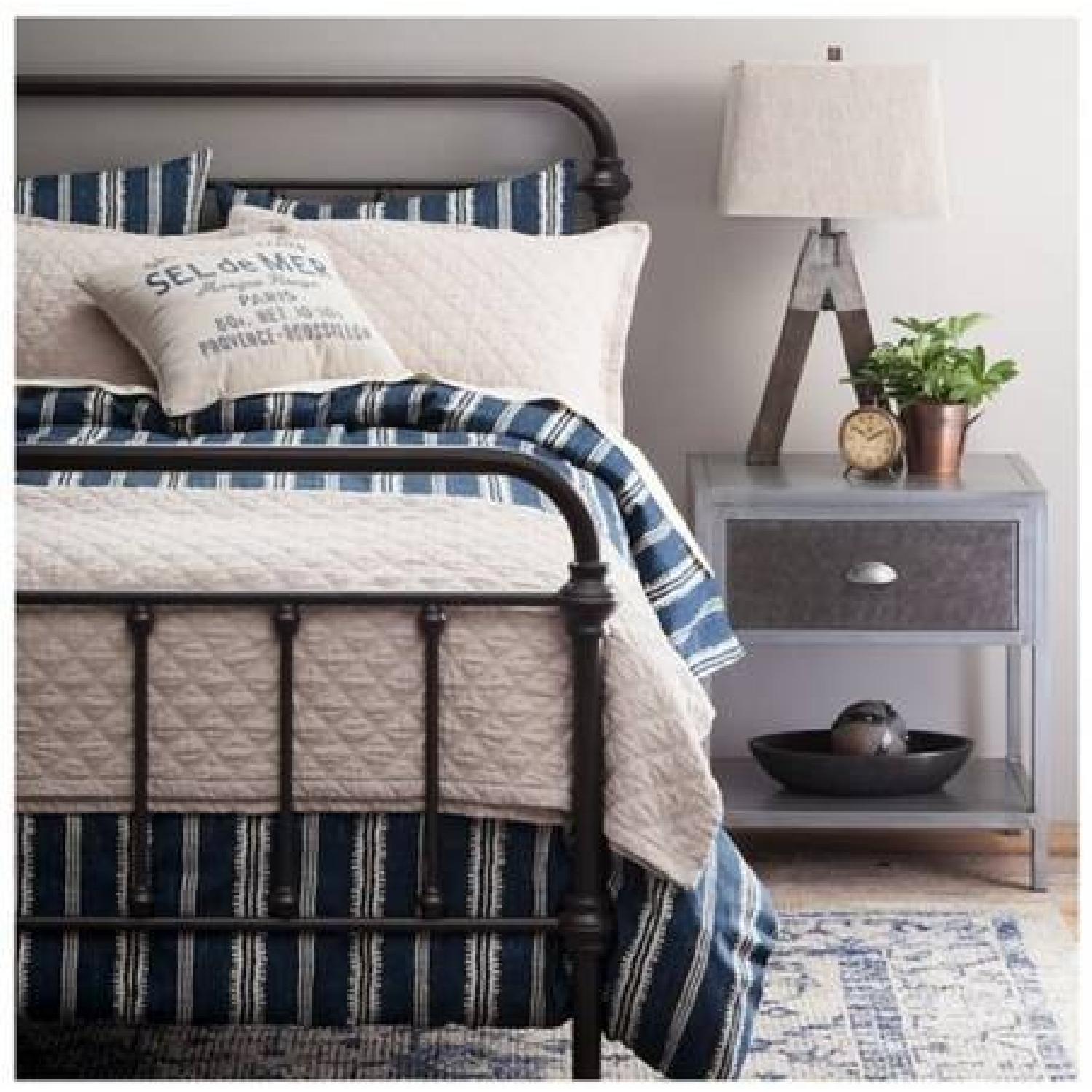 The Industrial Shop Brooklyn Metal Nightstand - image-2