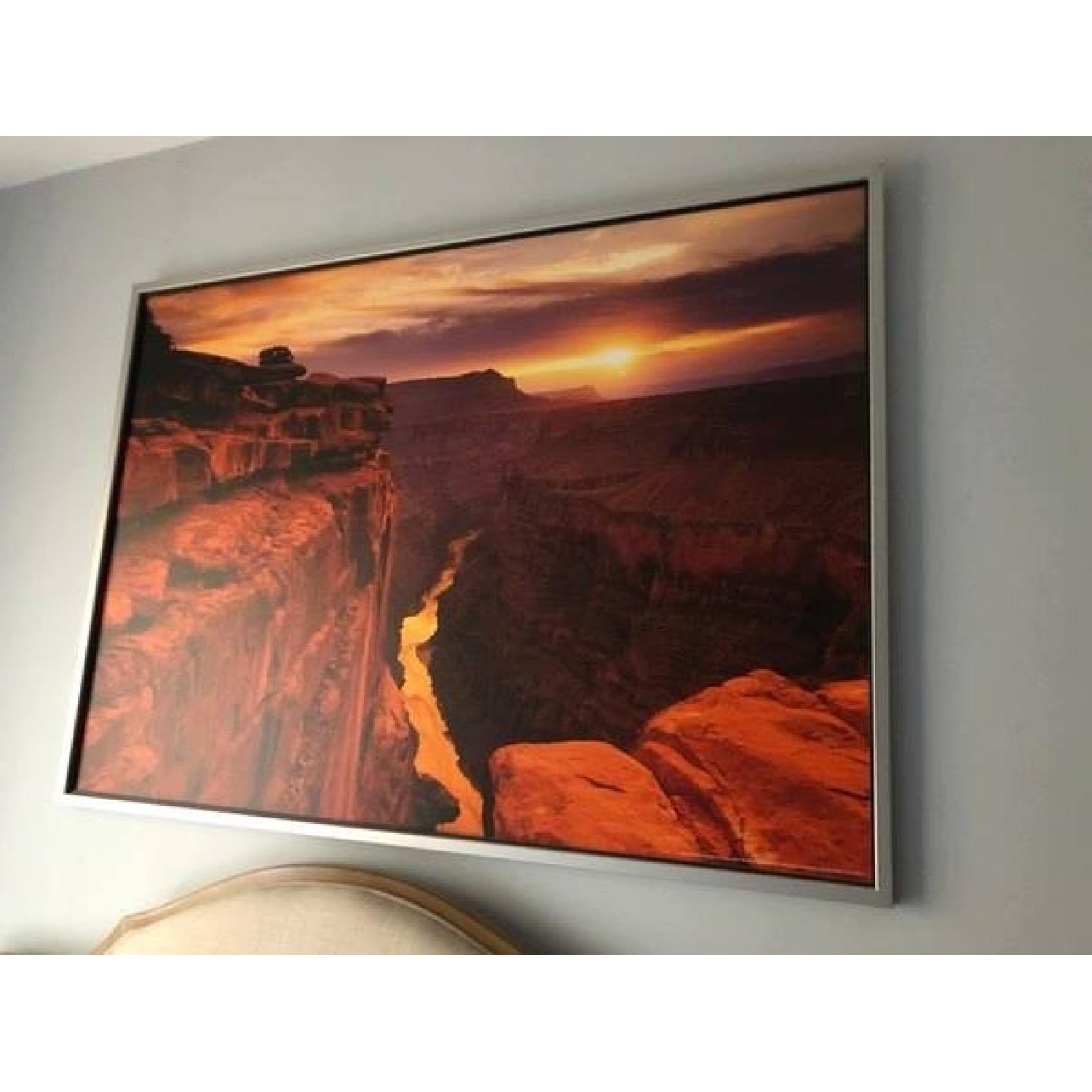 Ikea Grand Canyon Artwork w/ Metal Frame - image-1
