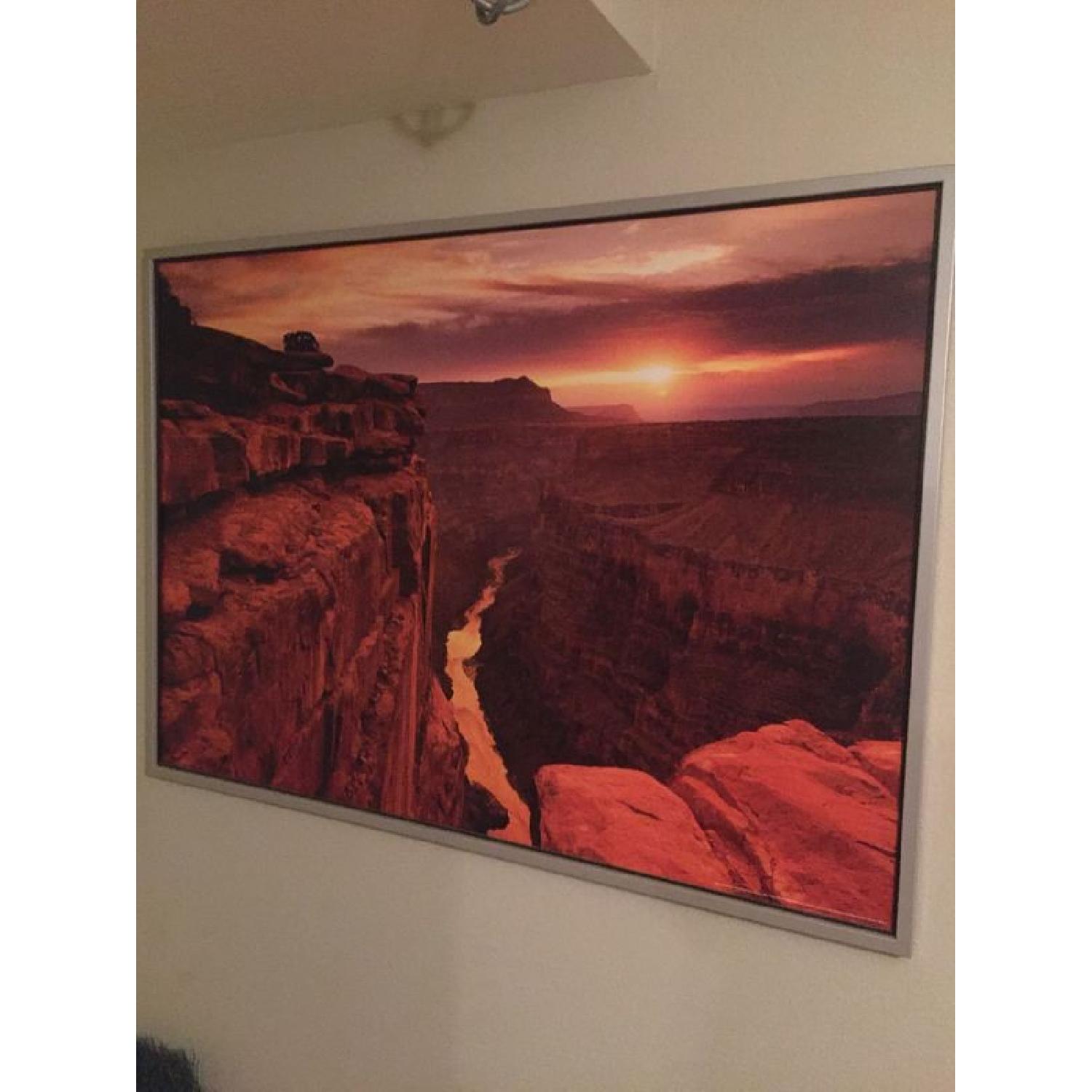 Ikea Grand Canyon Artwork w/ Metal Frame - image-3
