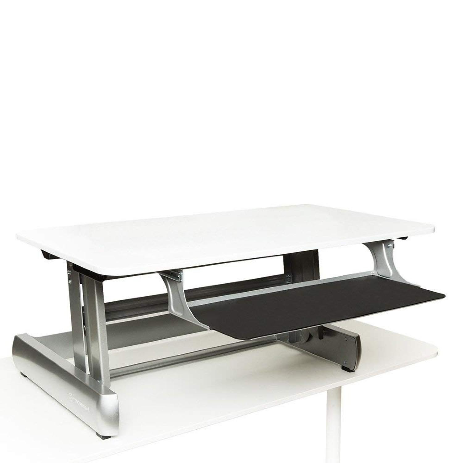 Staples InMovement Standing Desk in White - image-0