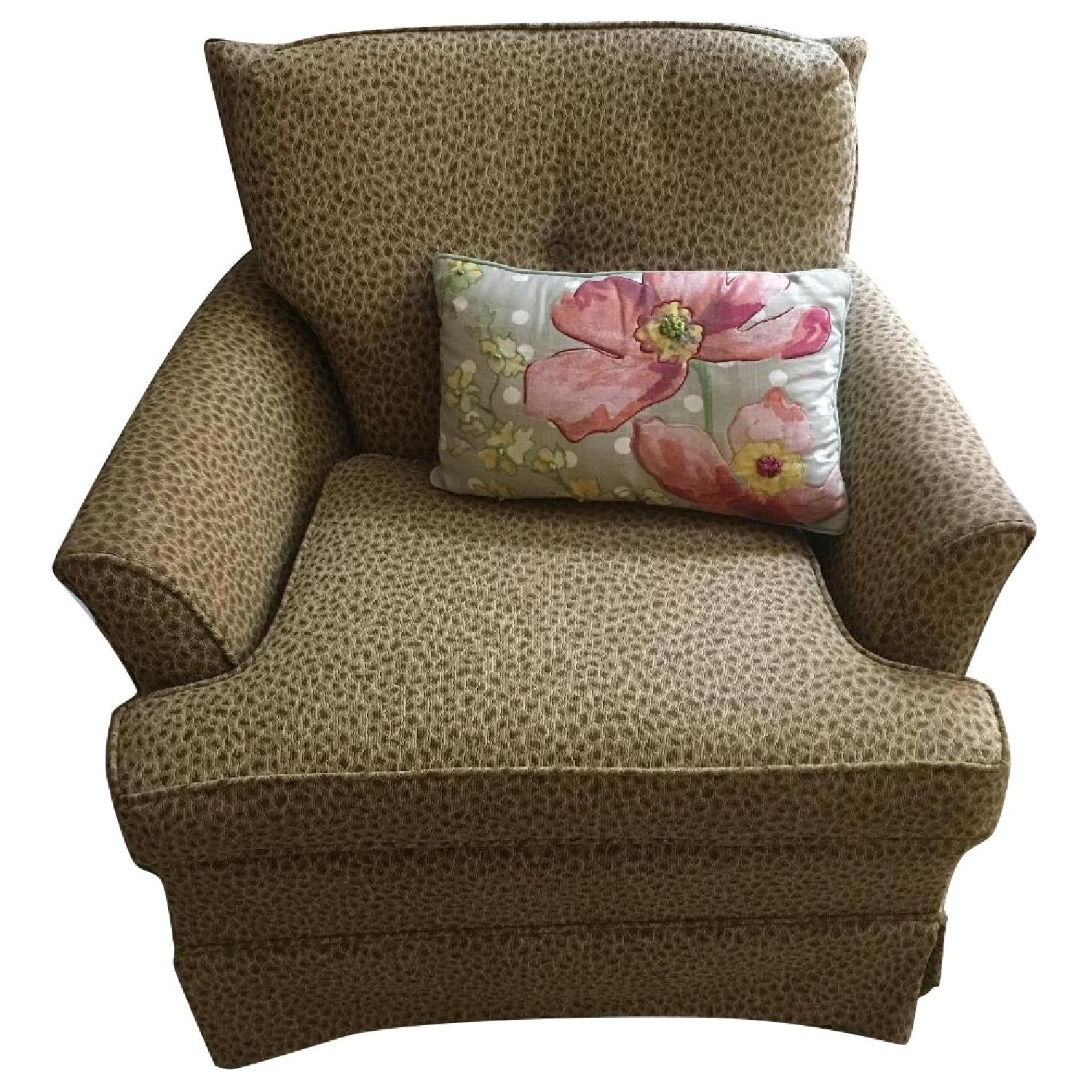 Leopard Print Club Chair - image-0