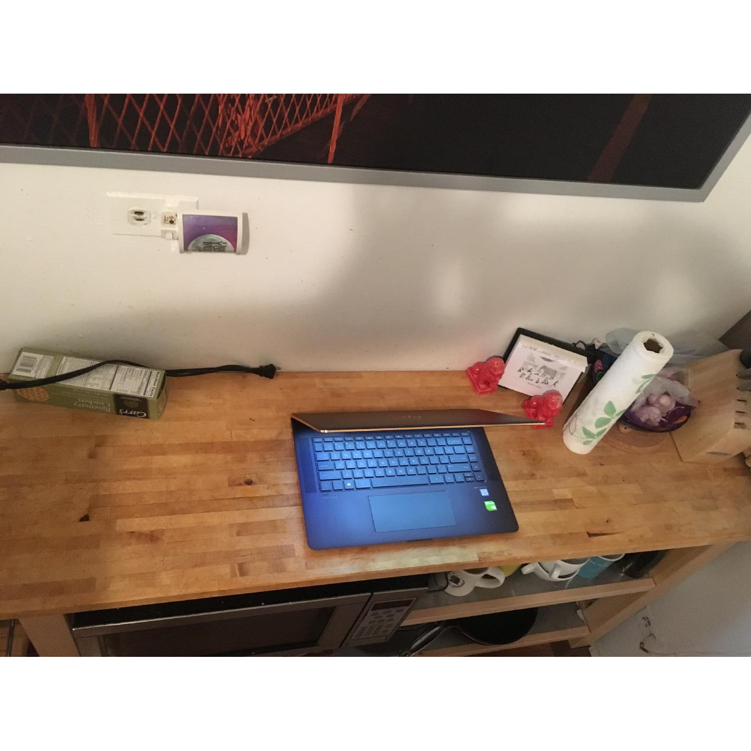 Ikea Varde Metal & Wooden Kitchen Island AptDeco