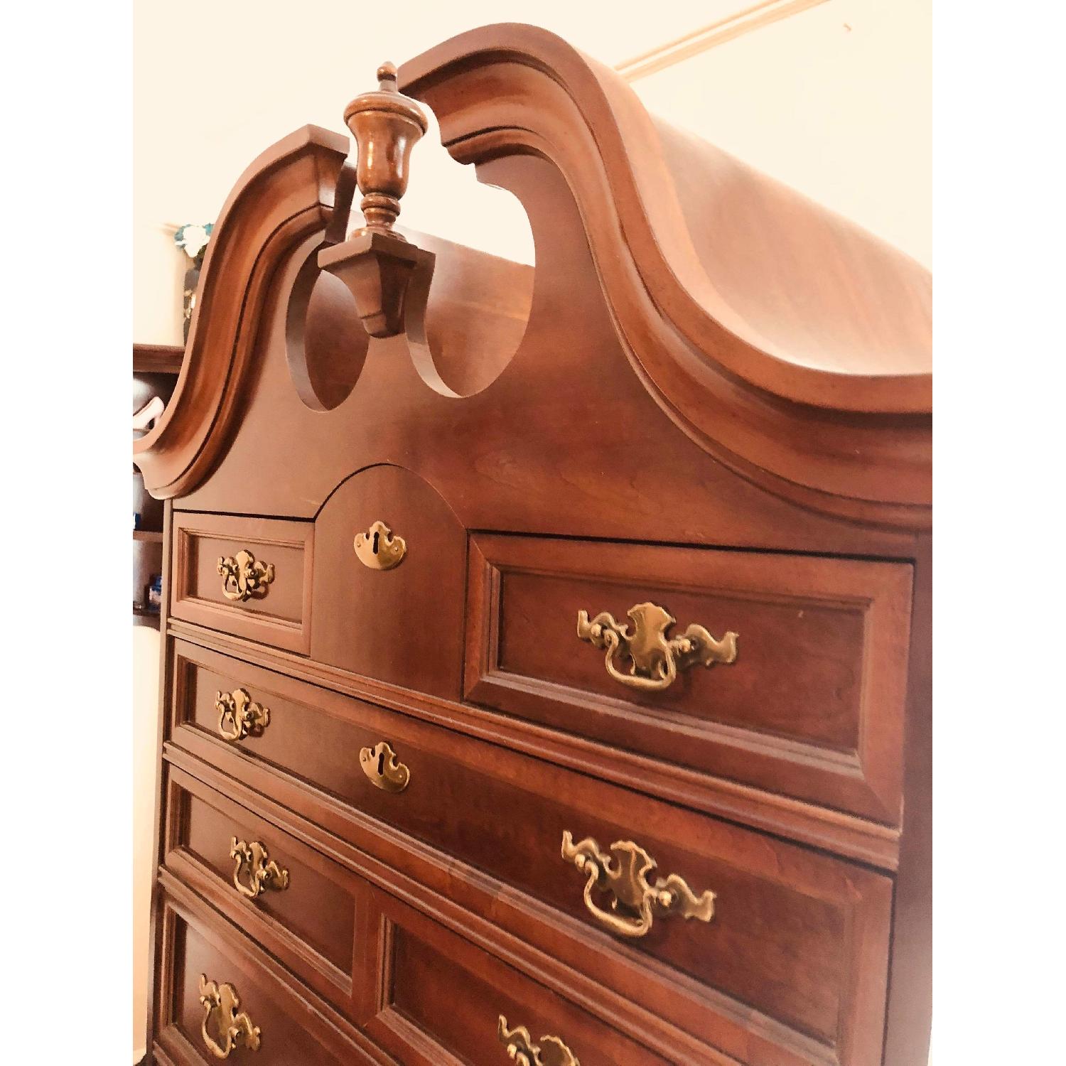 Bassett Furniture Highboy Dresser w/ Steps - image-10