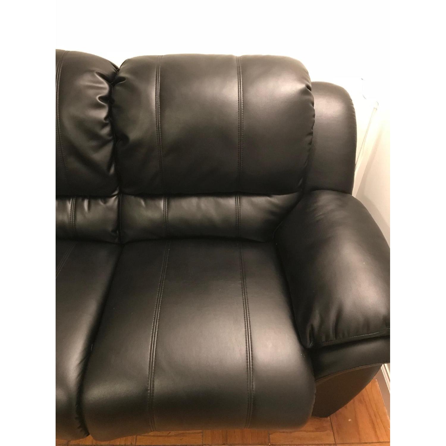 Bob's Faux Leather Queen Bob-O-Pedic Sleeper Sofa - image-4