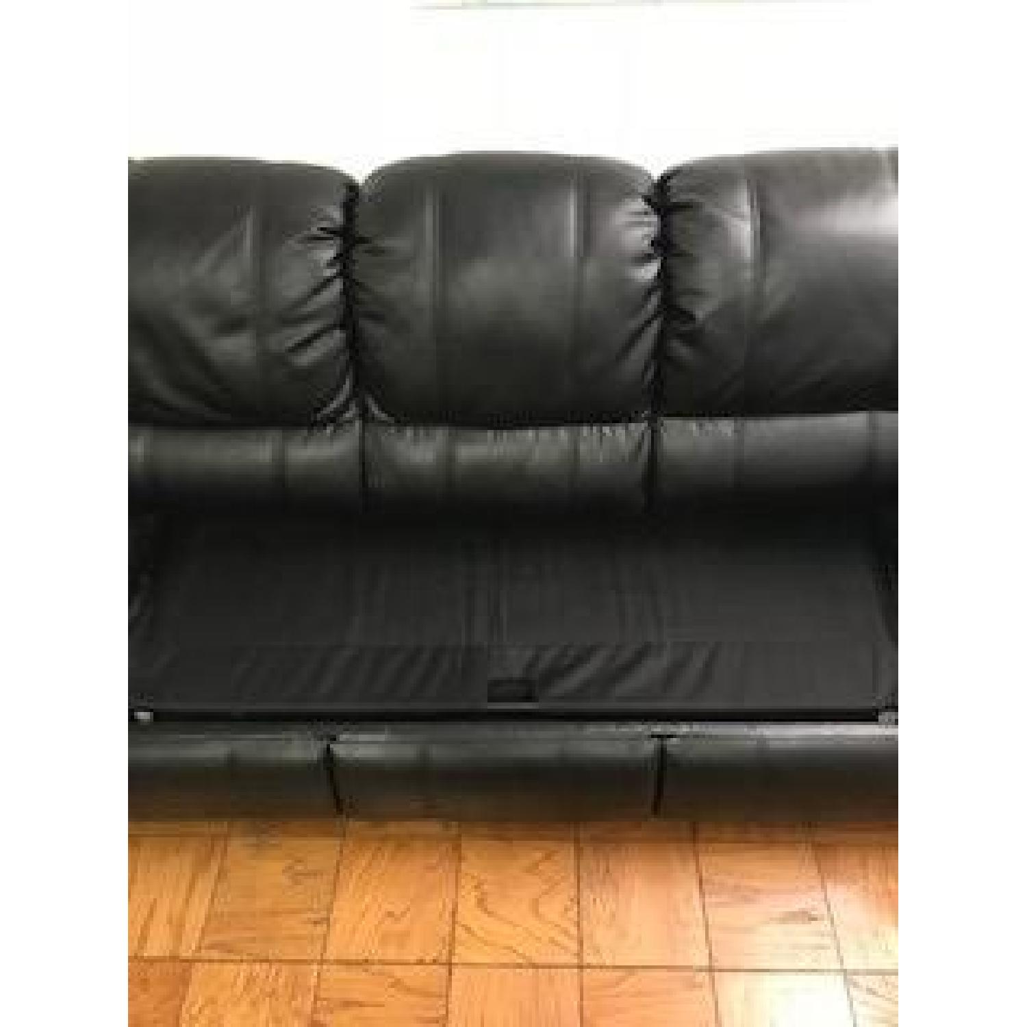 Bob's Faux Leather Queen Bob-O-Pedic Sleeper Sofa - image-7