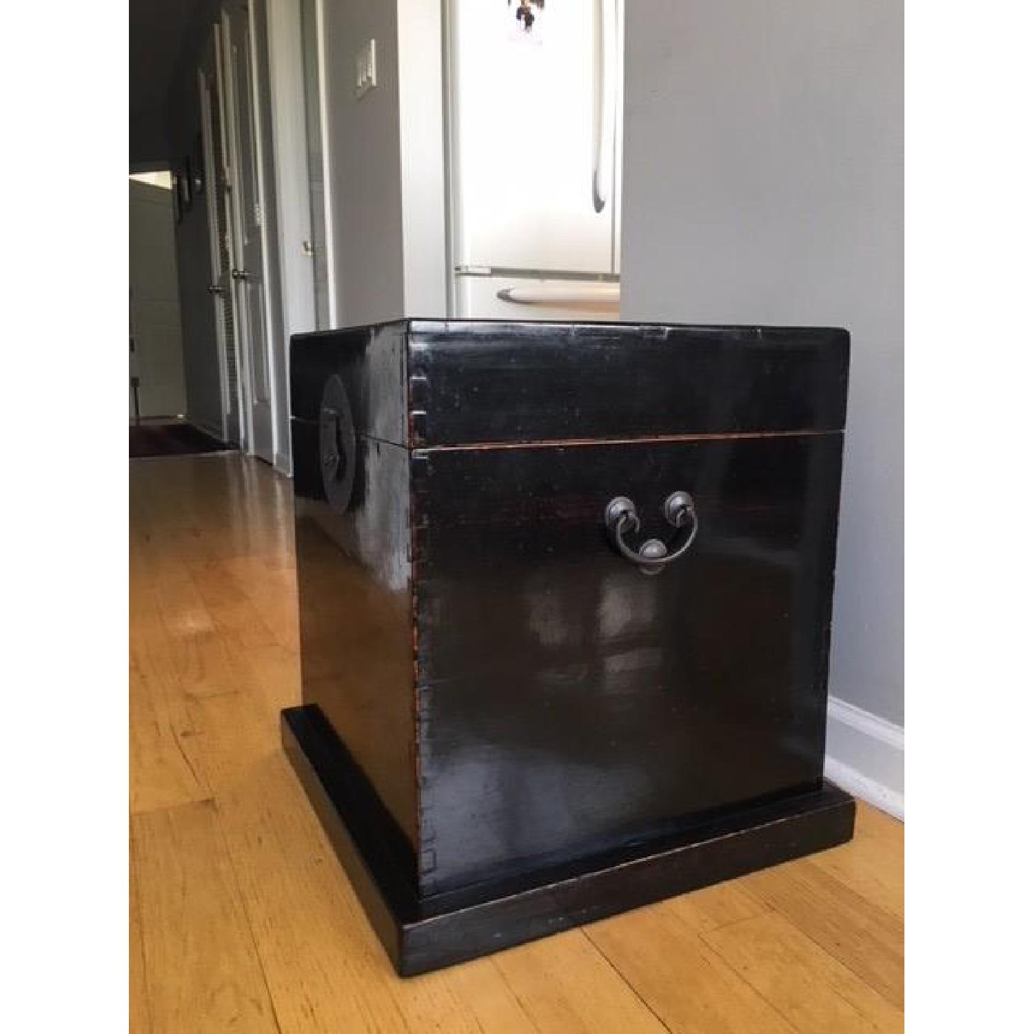 Antique Oriental Chest/Side Table AptDeco