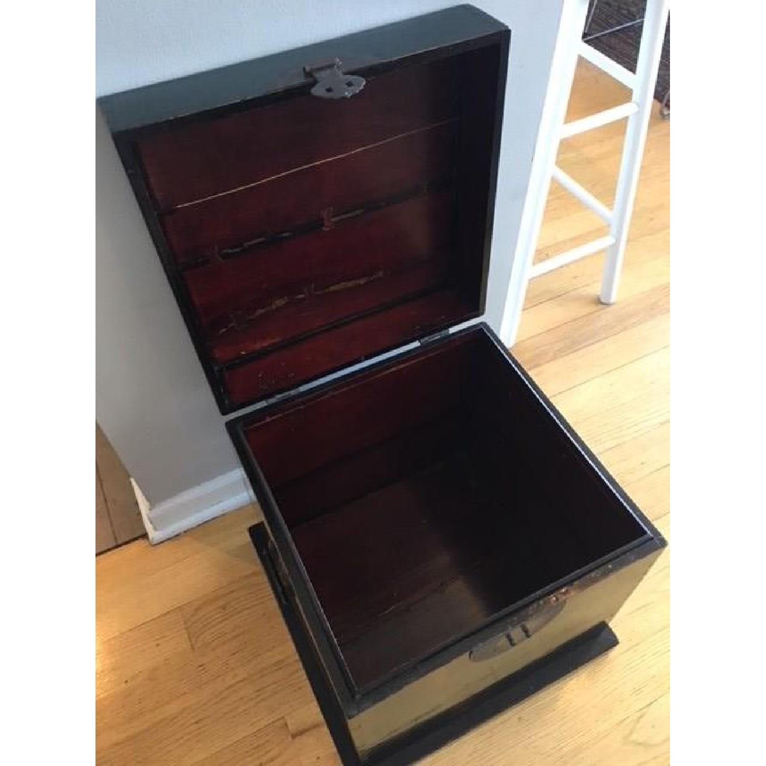 Antique Oriental Chest/Side Table AptDeco