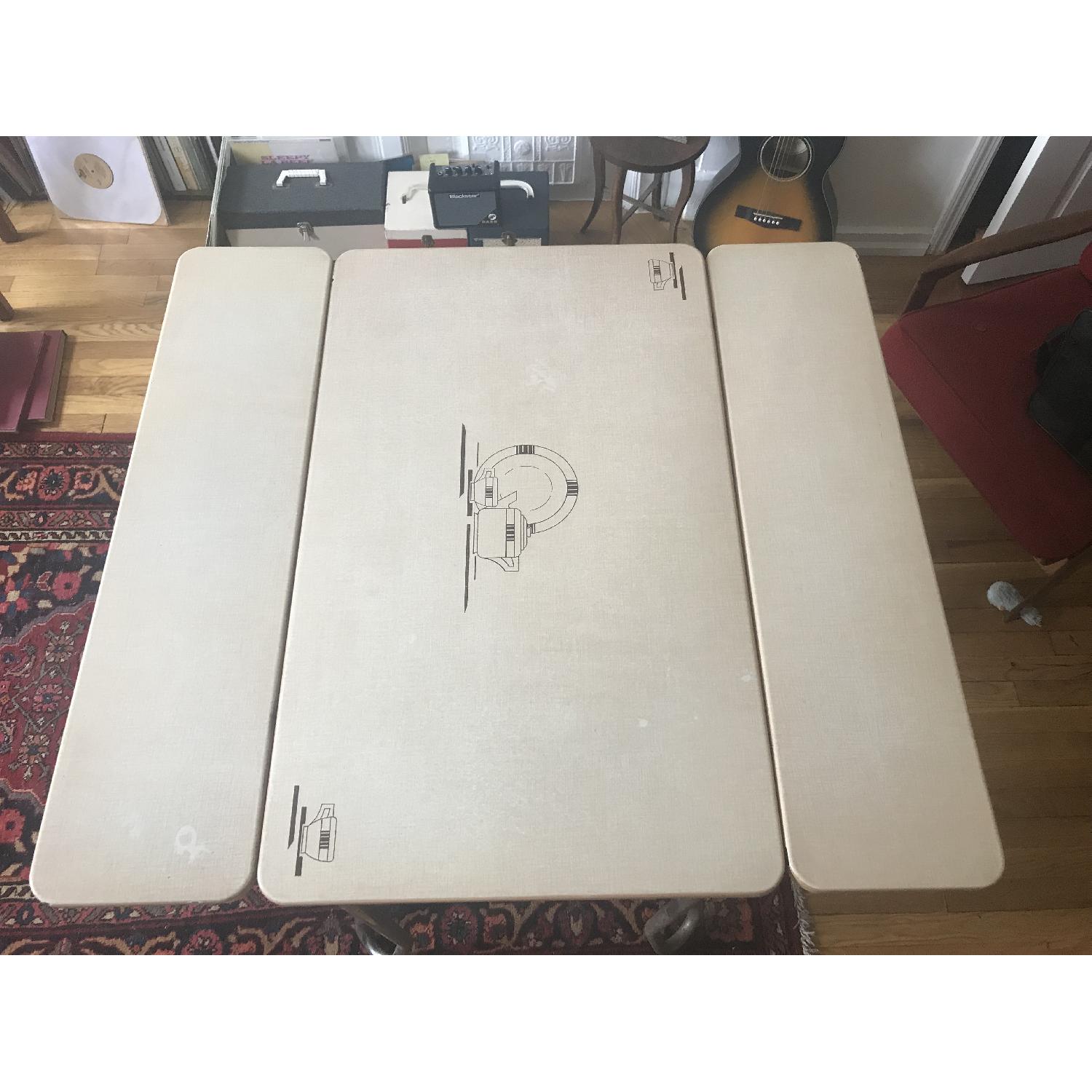 Vintage Enamel Top Kitchen Table - image-2