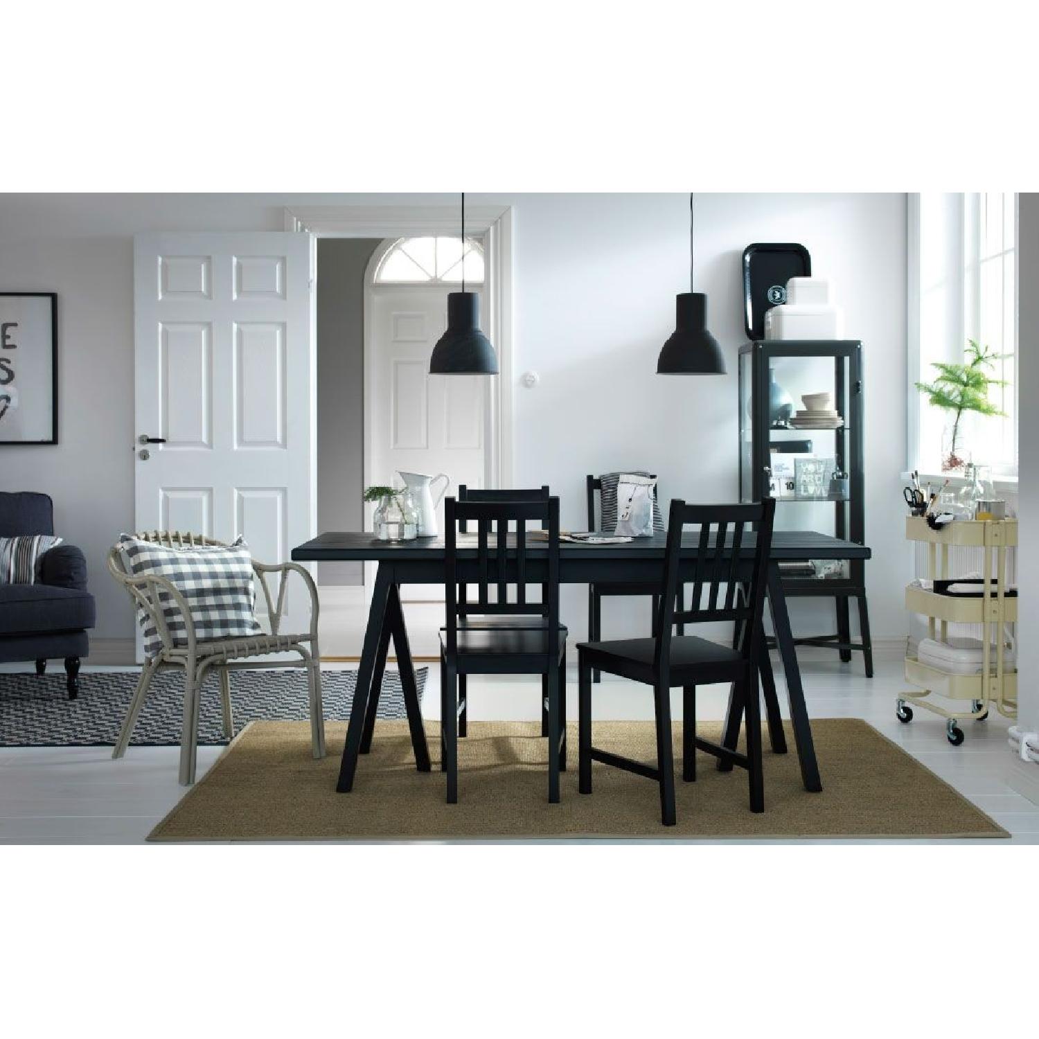 Ikea Lacquered Dining Table AptDeco