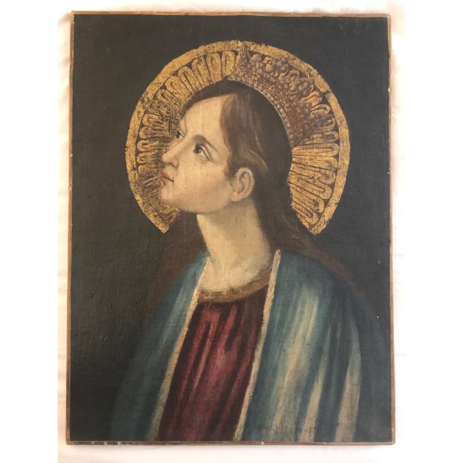 Early 18th Century Italian Depiction of Virgin Mary - image-1