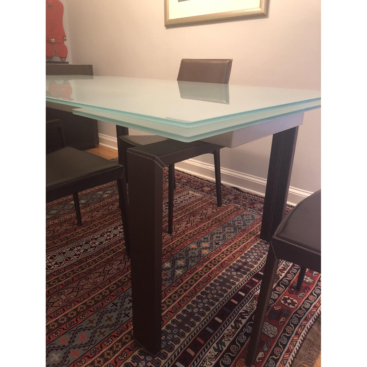 Calligaris Modulo Extension Table w/ 4 Matching Chairs - image-4